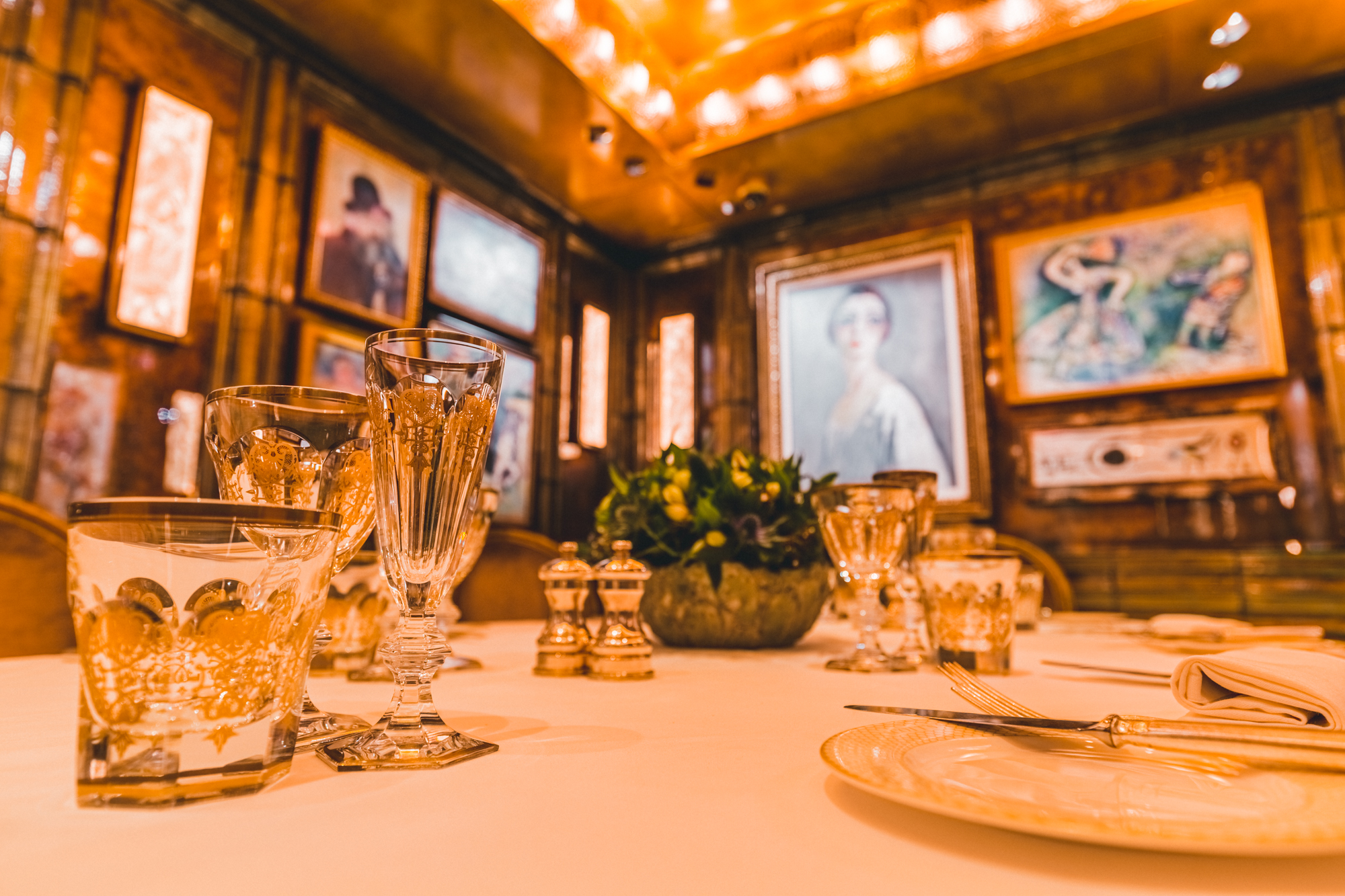 Elegant dining table in The Platinum Arowana Room, ideal for upscale events and gatherings.
