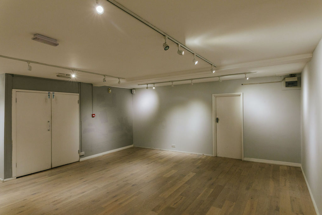 Versatile blank canvas basement at 725 Fulham Road for meetings and events.