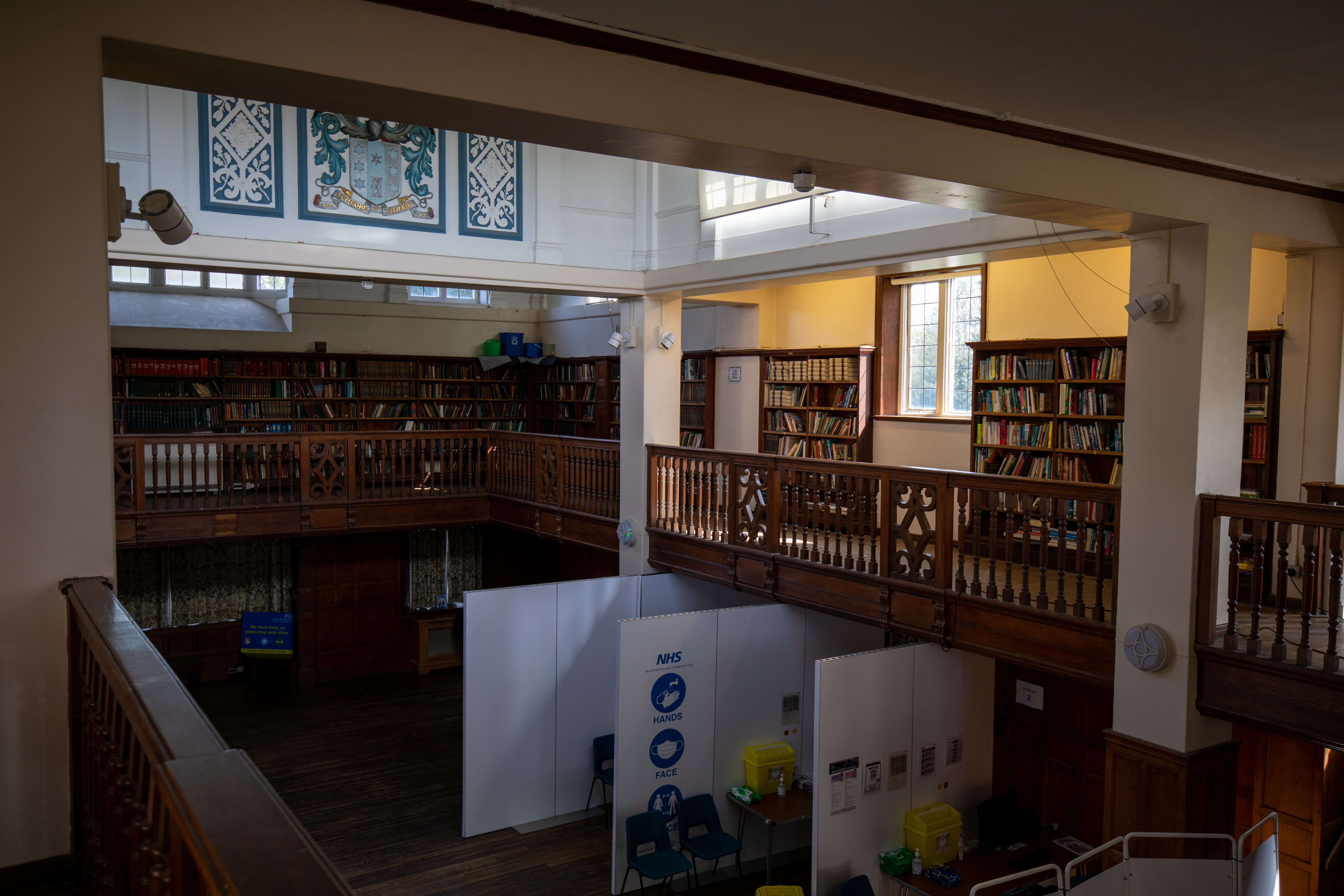 Old Library in Charlton House: spacious venue for workshops and intimate events.