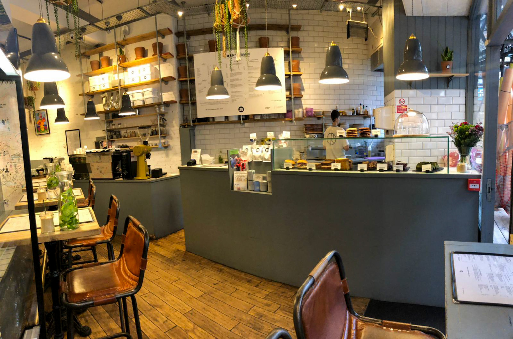 Cozy café venue in Clerkenwell, perfect for informal meetings and small events.