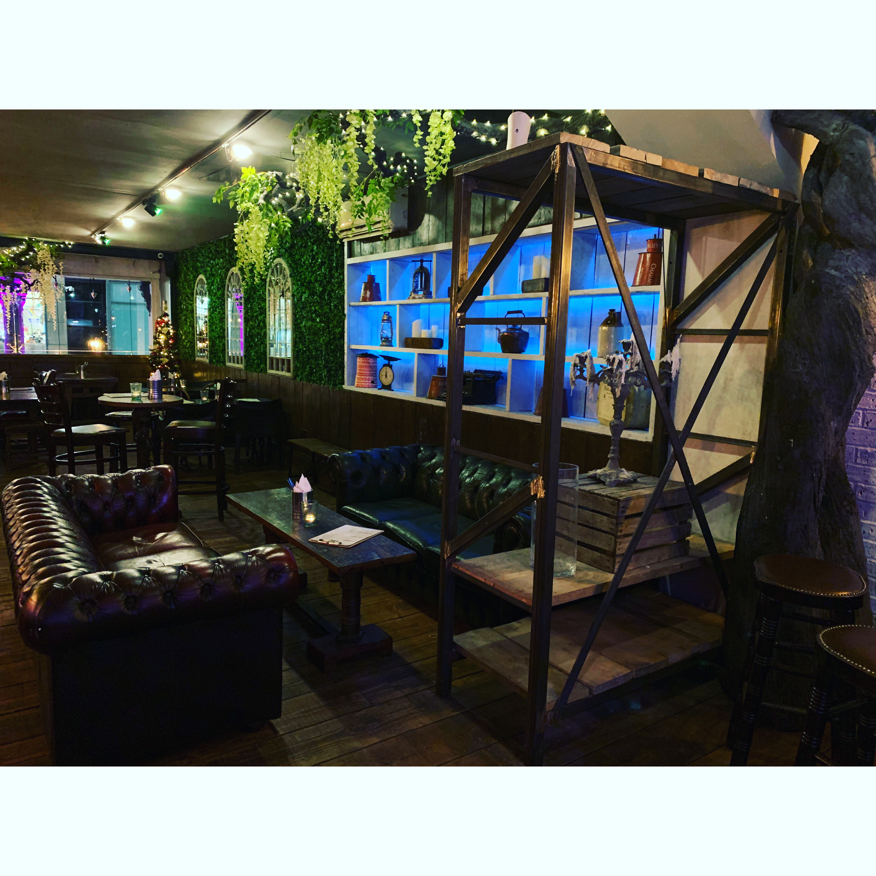 Stylish event space at Maddison's Bar & Kitchen with cozy seating and warm lighting.