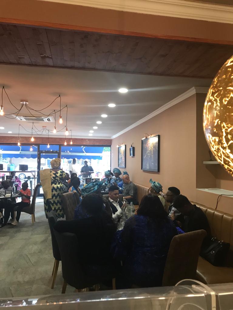 Vibrant venue at Flavourz Africana, ideal for intimate events and networking.