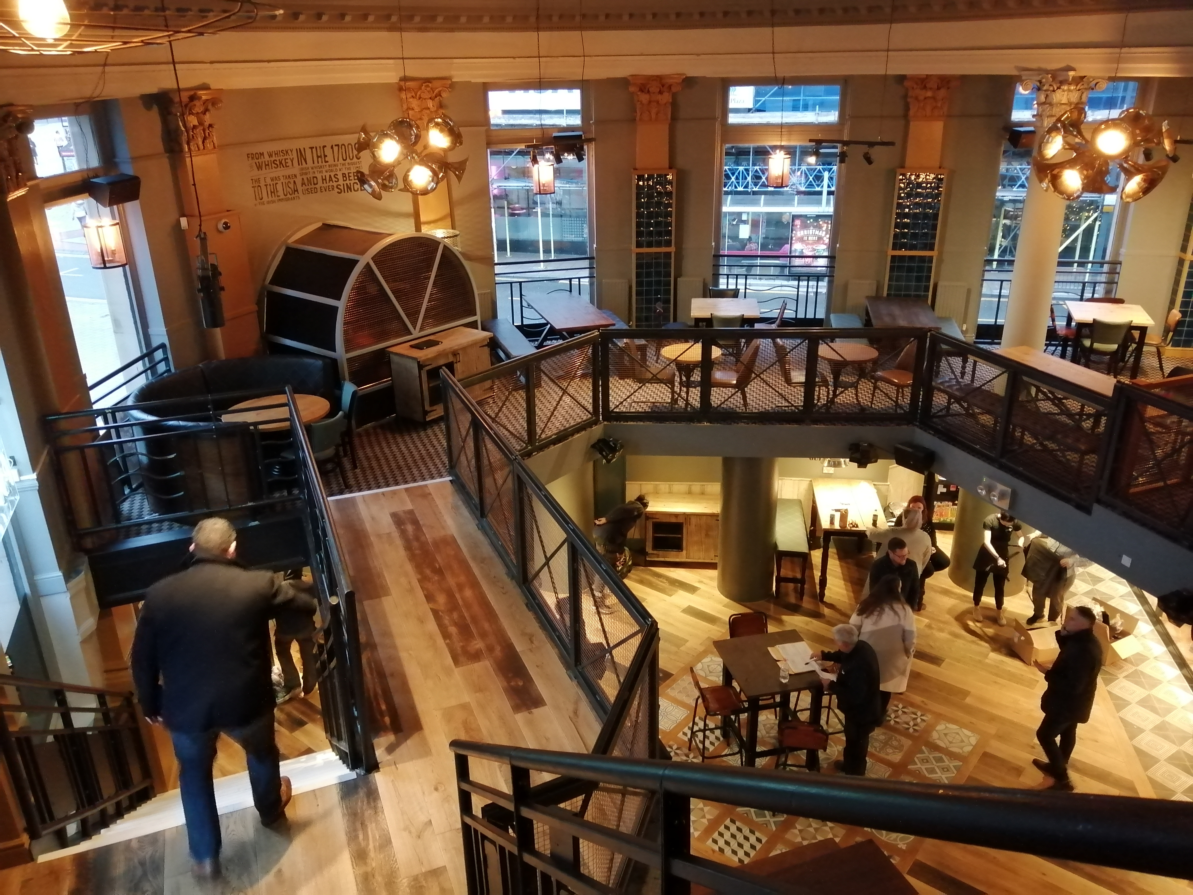 Function Room in O'Neill's Leeds, stylish venue for meetings and events with natural light.