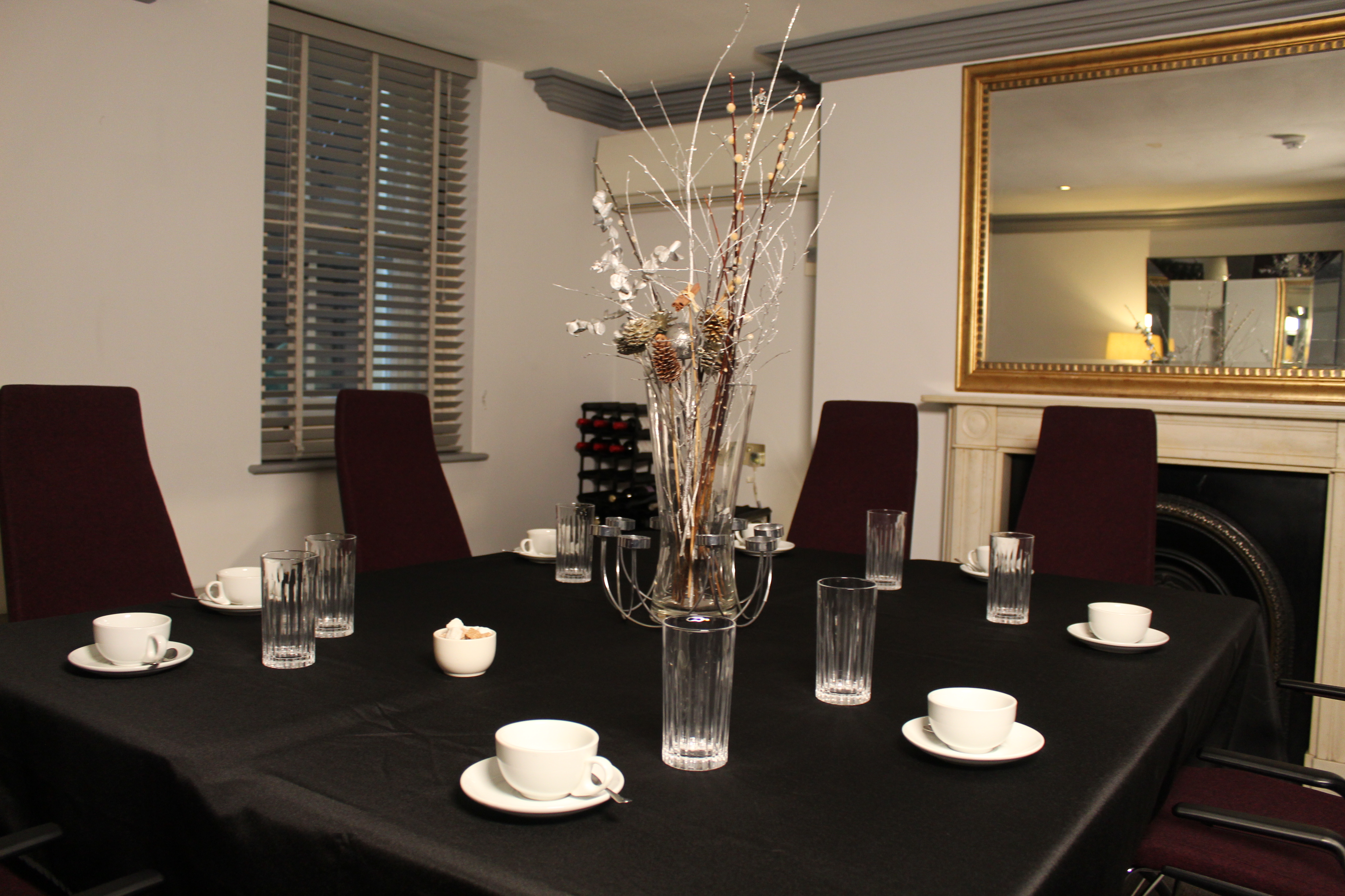 Fox Meeting Room at The Fox Club Mayfair, elegant setup for professional gatherings.