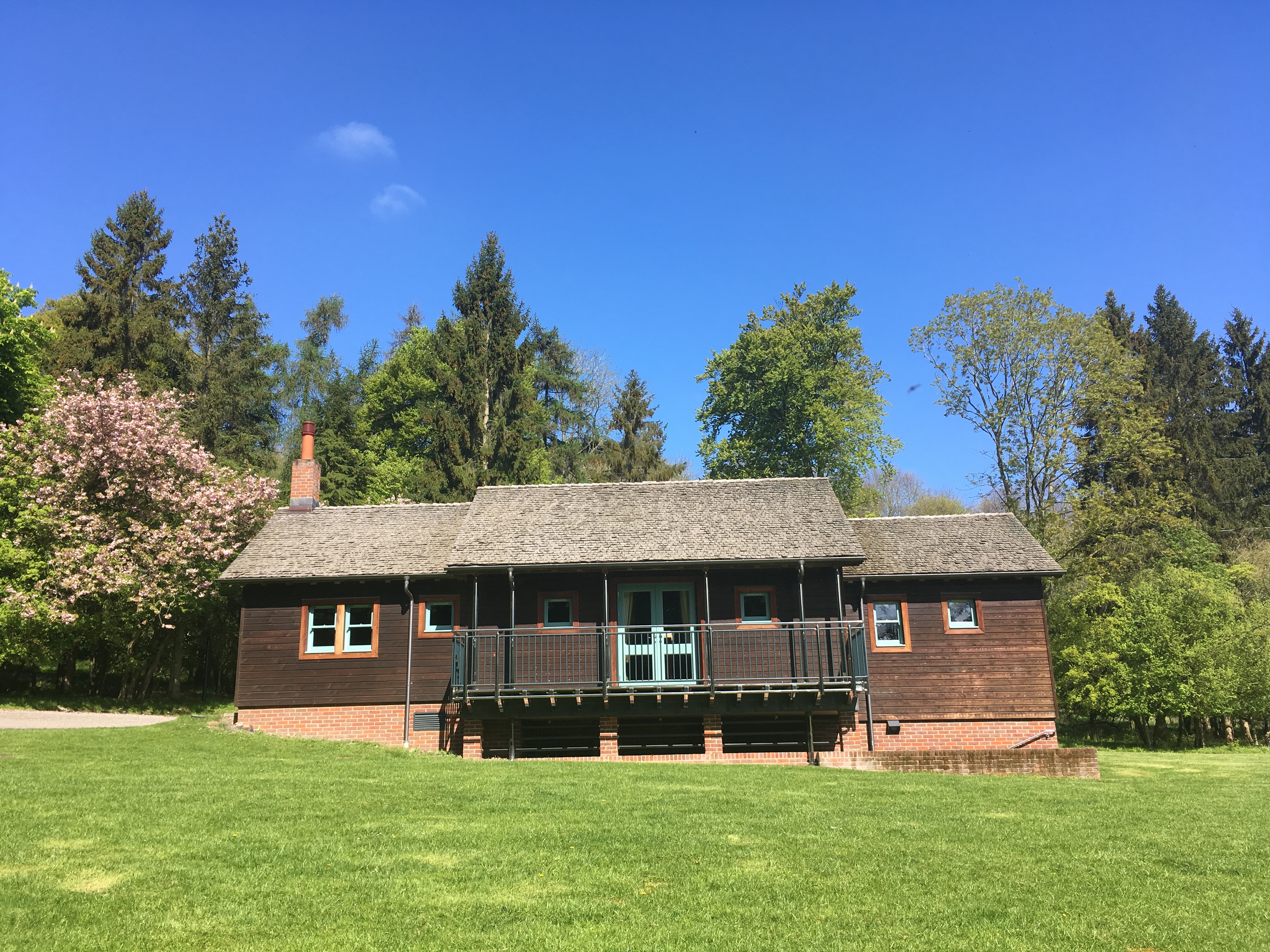 Woodland Lodge at Culden Faw Estate: rustic venue for retreats and team-building activities.