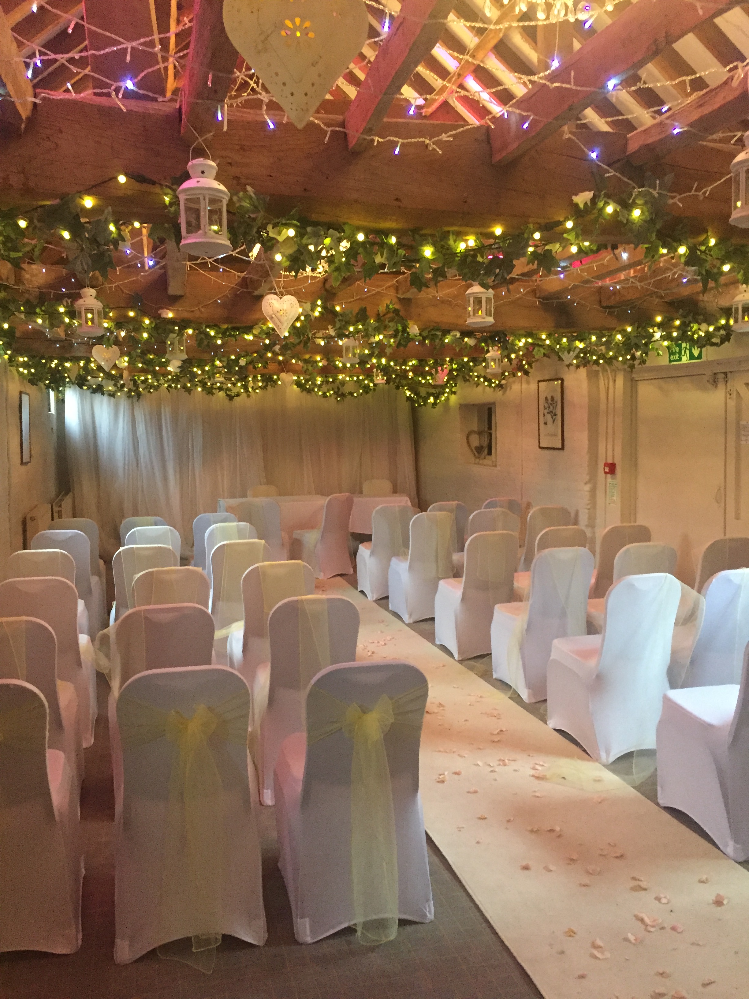 Elegant event space at The Surrey Barns, perfect for weddings and intimate gatherings.