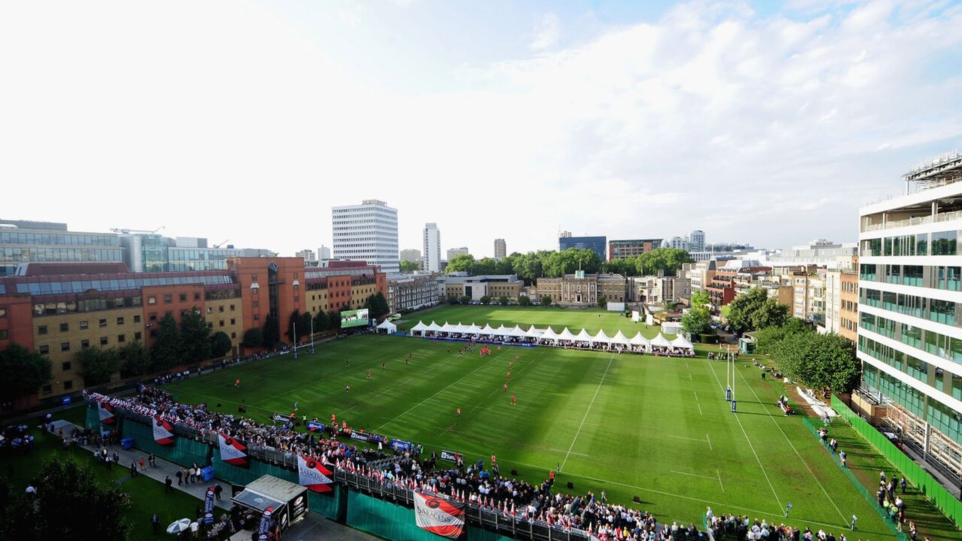 Artillery Garden at HAC, vibrant green space for corporate retreats and community festivals.