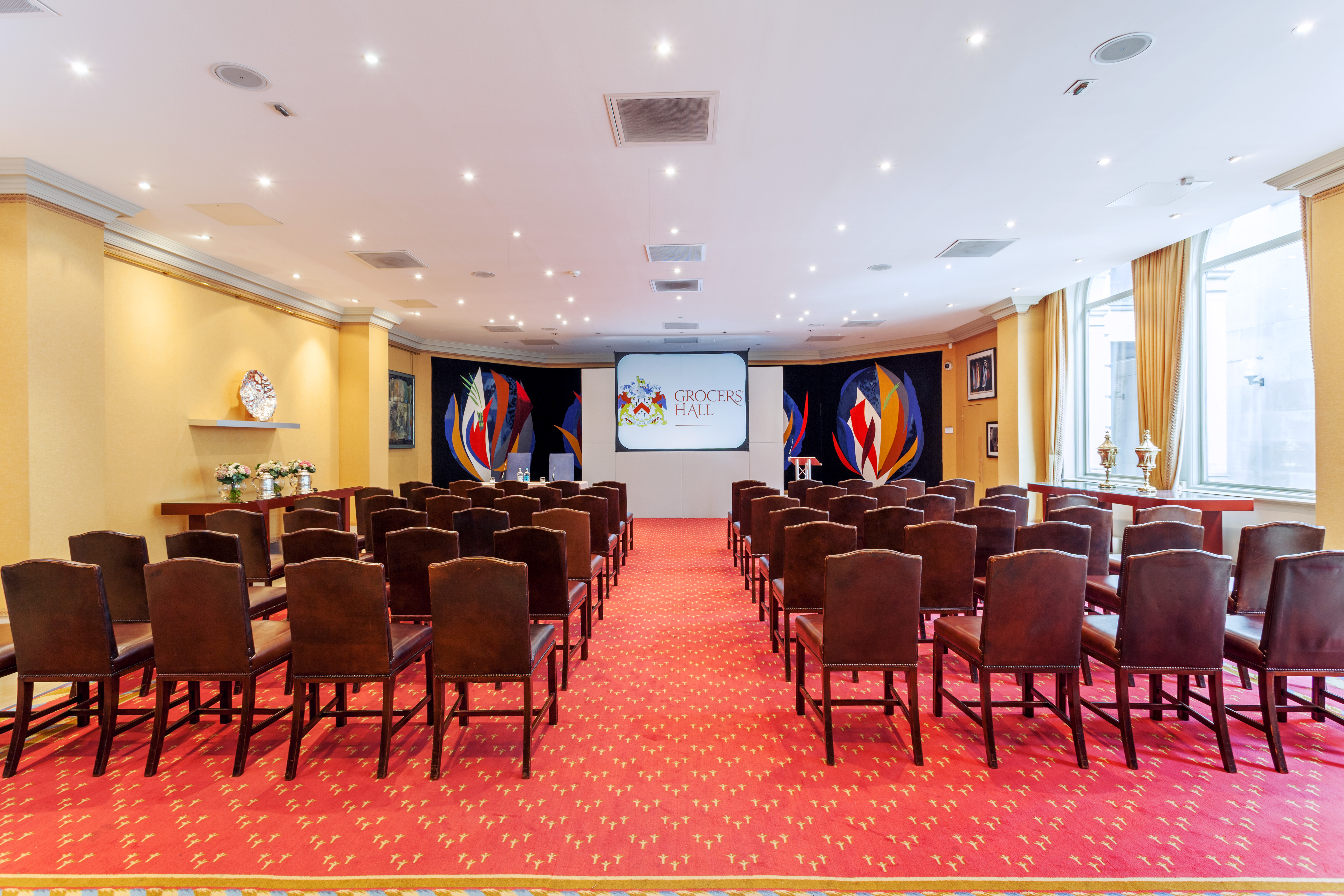 Piper Room at Grocers' Hall, inviting meeting space for presentations and workshops.