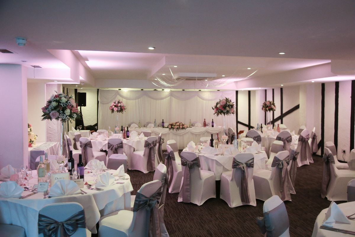 Elegant Riverhead Suite at Donnington Manor Hotel, perfect for weddings and events.