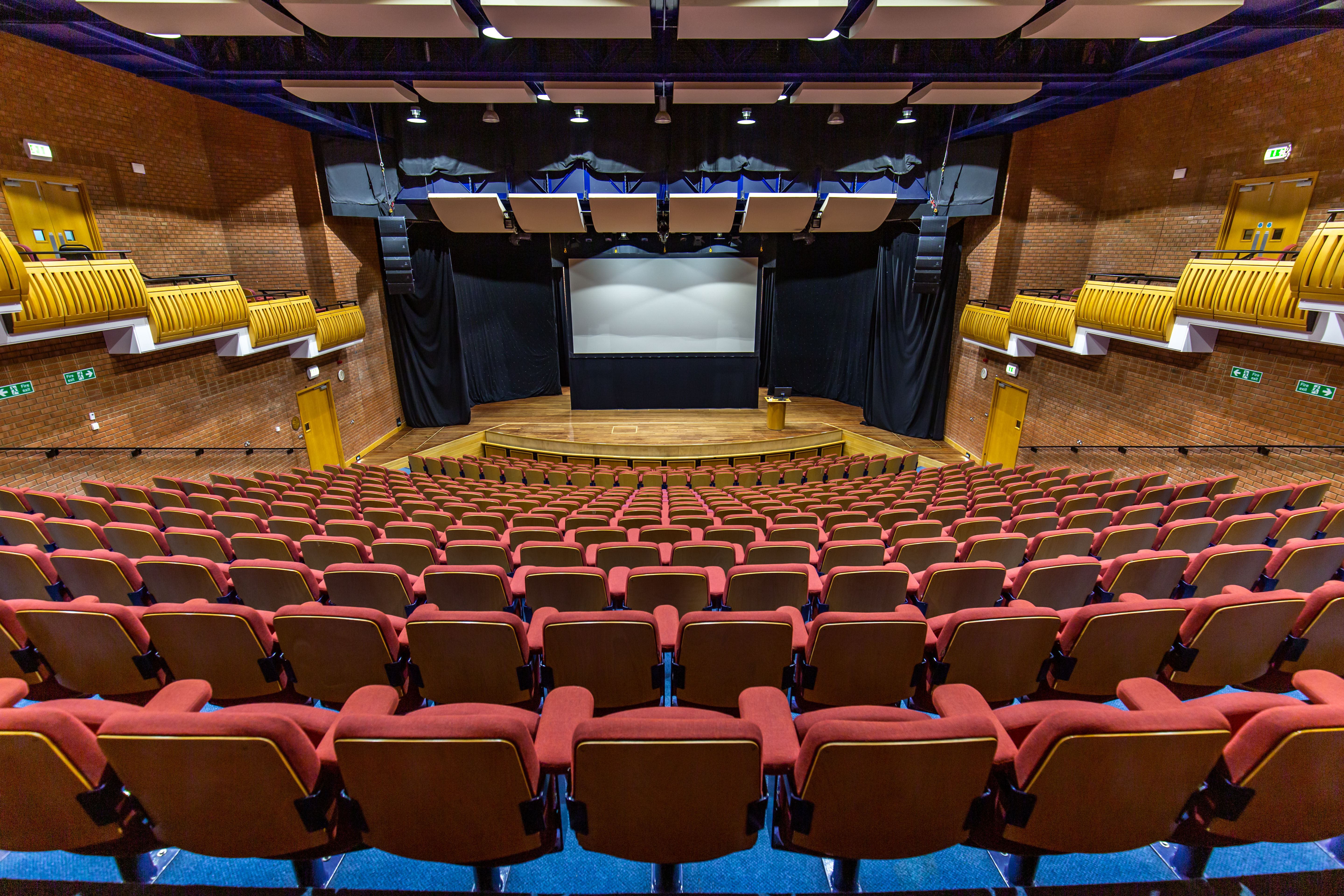 Marden Park Mansion auditorium with tiered seating for conferences and events.