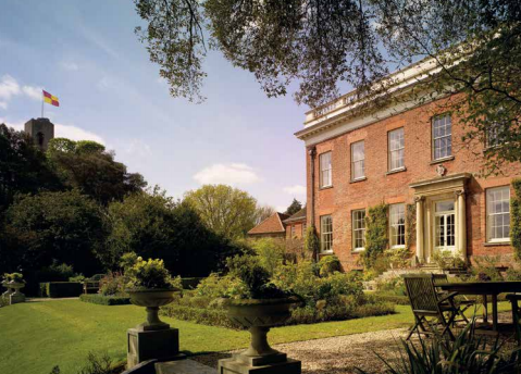 Mansion House at Hedingham Castle, a charming venue for weddings and events.