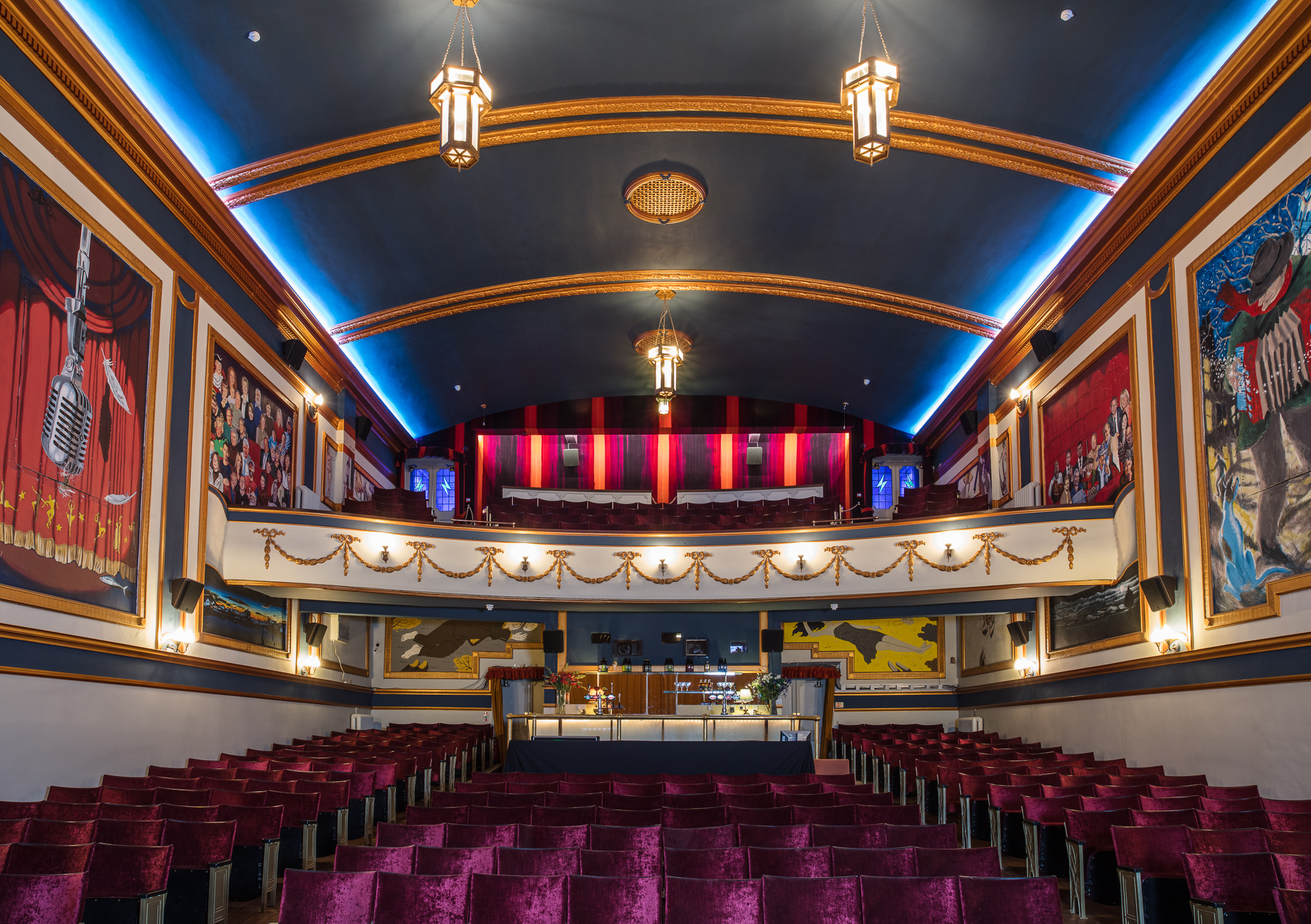 Elegant theater venue in Bridport Electric Palace, ideal for events and performances.