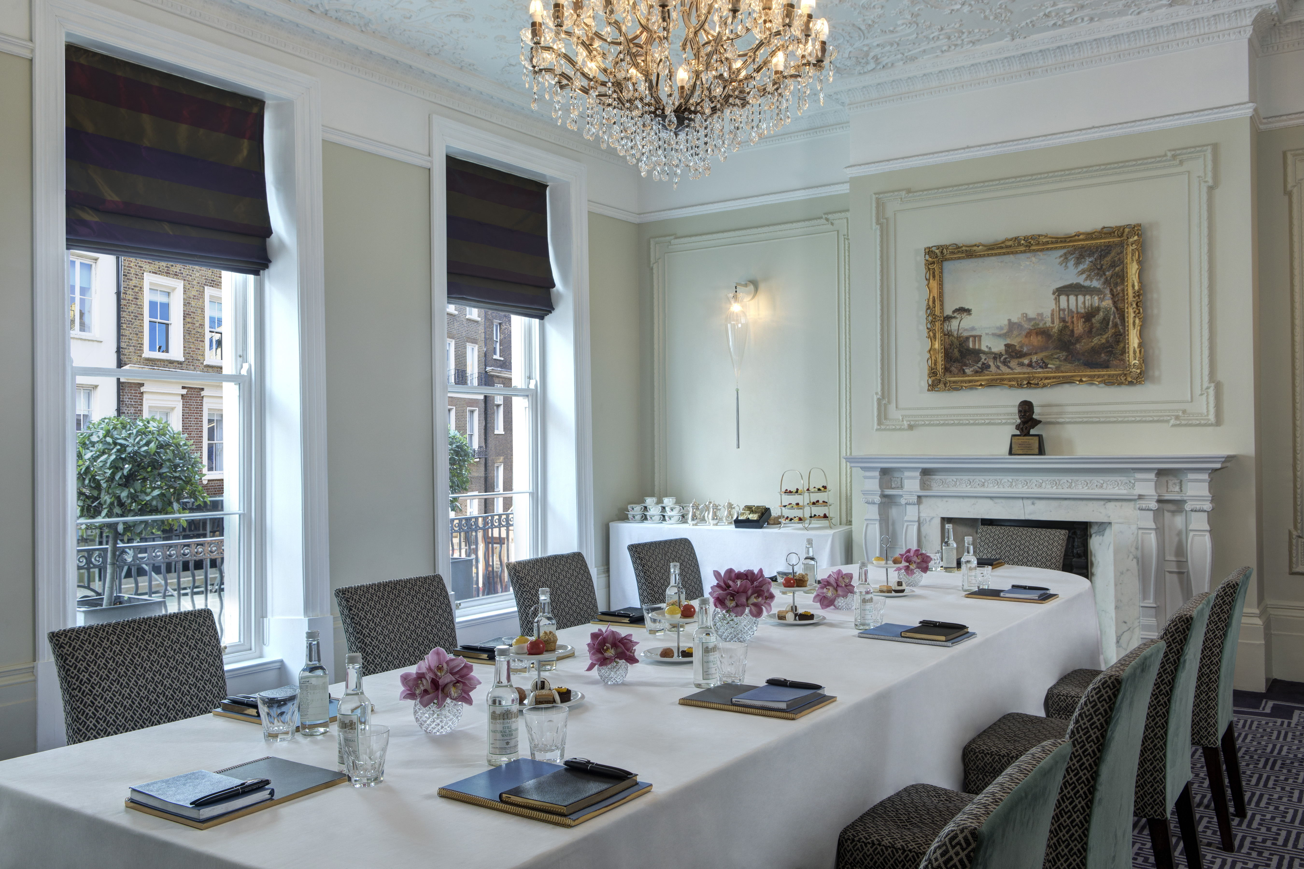 The Roosevelt Room at Brown's Hotel, elegant meeting space for corporate events.