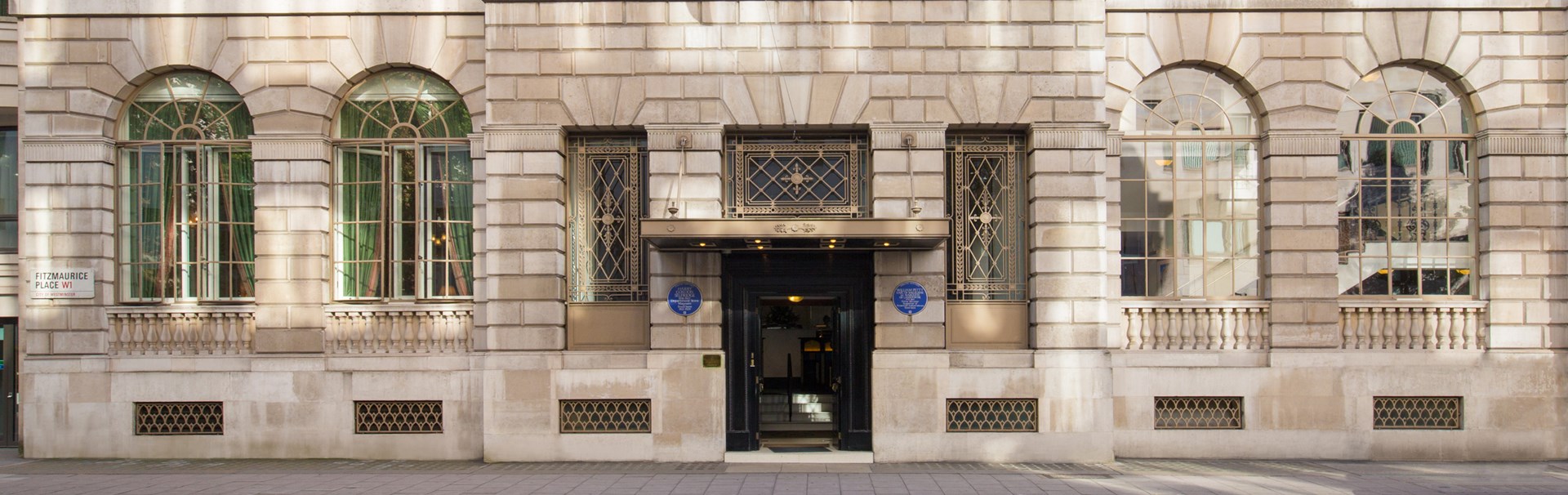 Elegant Lansdowne Club ballroom entrance, perfect for corporate events and meetings.