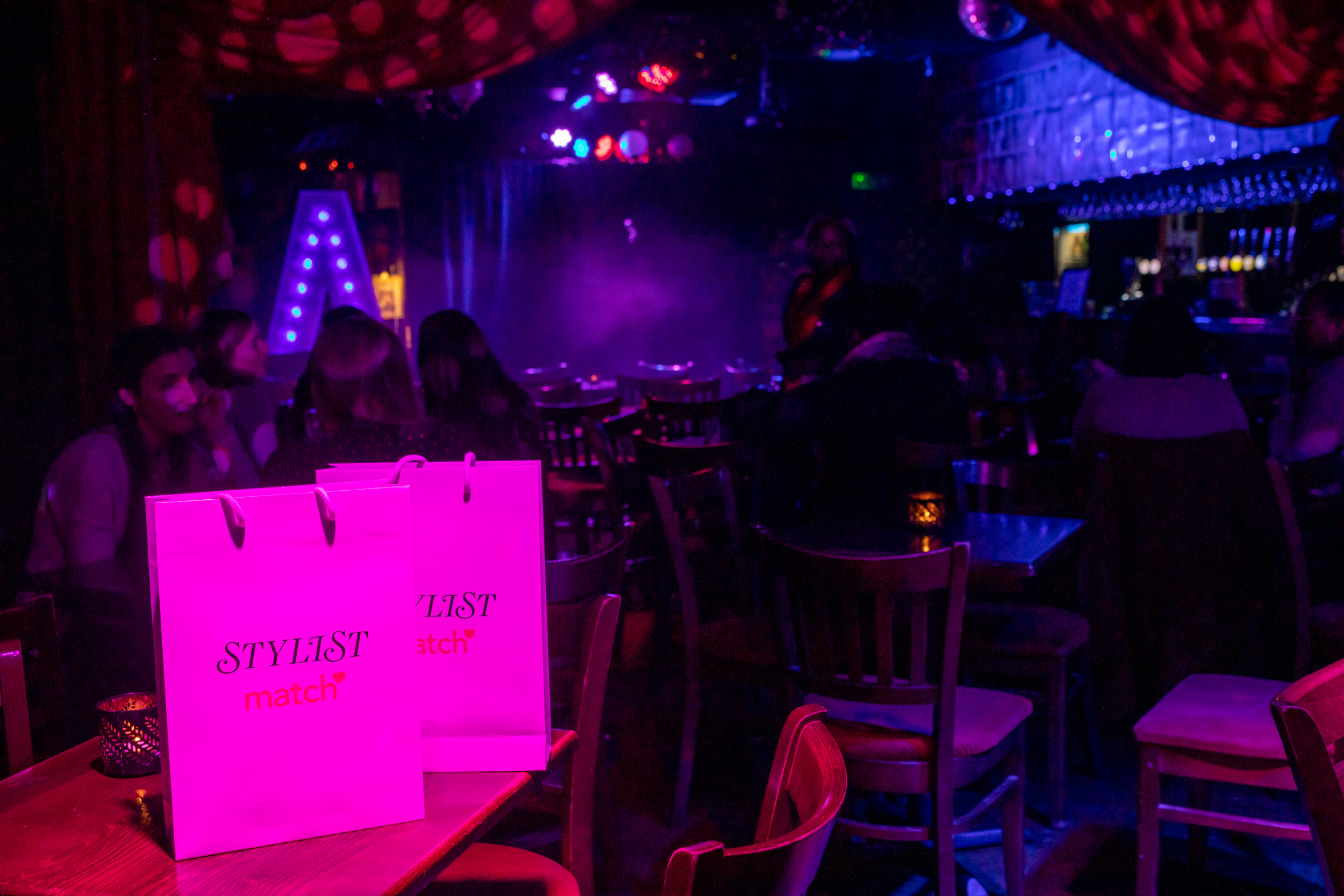 Vibrant Phoenix Arts Club venue with ambient lighting for stylish networking events.