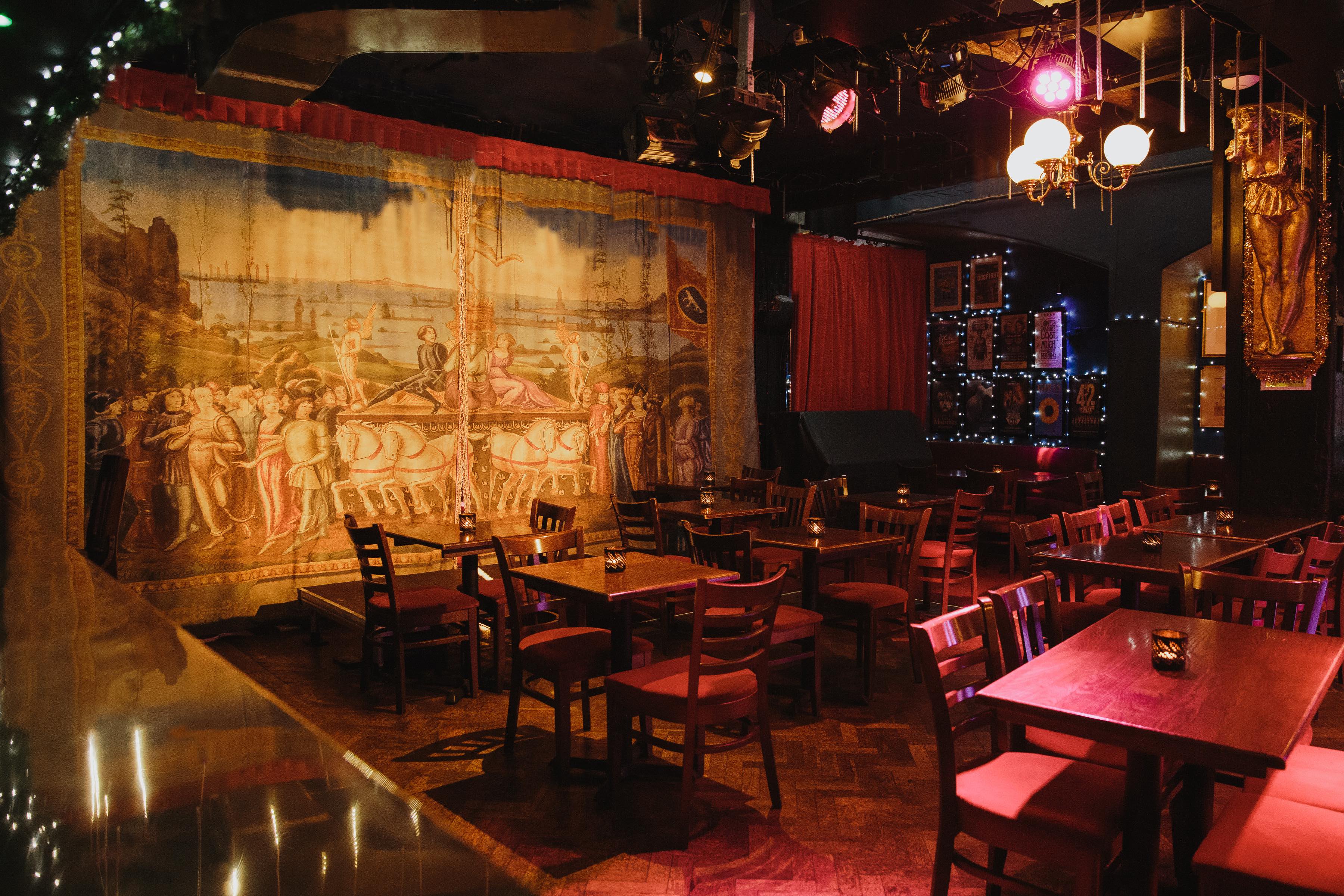 Cozy Arts Lounge in Phoenix Arts Club, perfect for intimate gatherings and events.