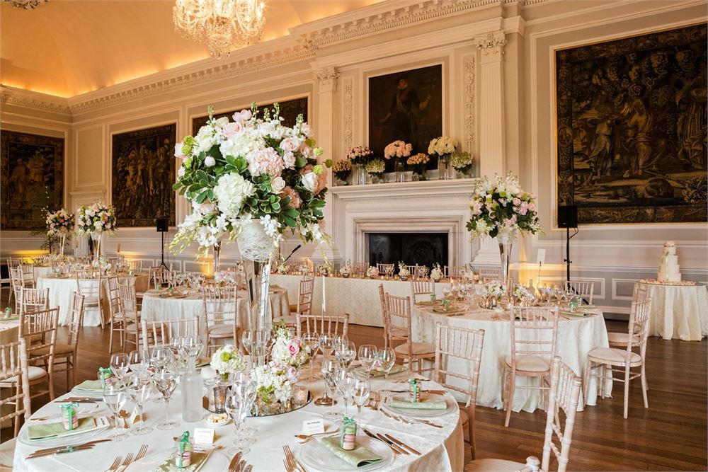 Elegant Adam Ballroom at Hopetoun House, perfect for upscale weddings and galas.