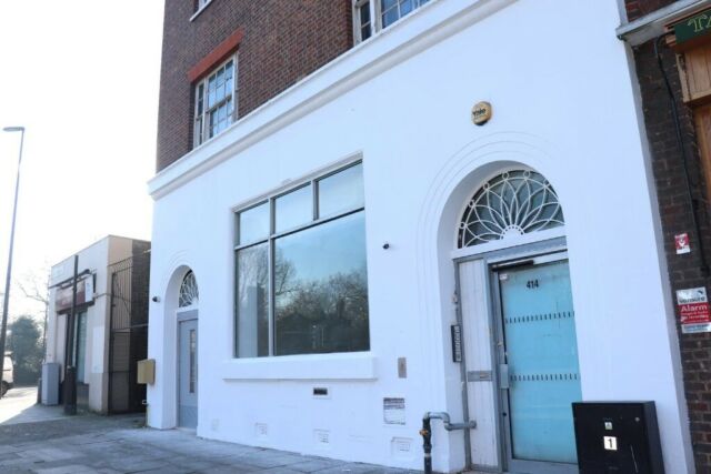 Modern venue with large windows, perfect for events and gatherings at The Sound Bank.