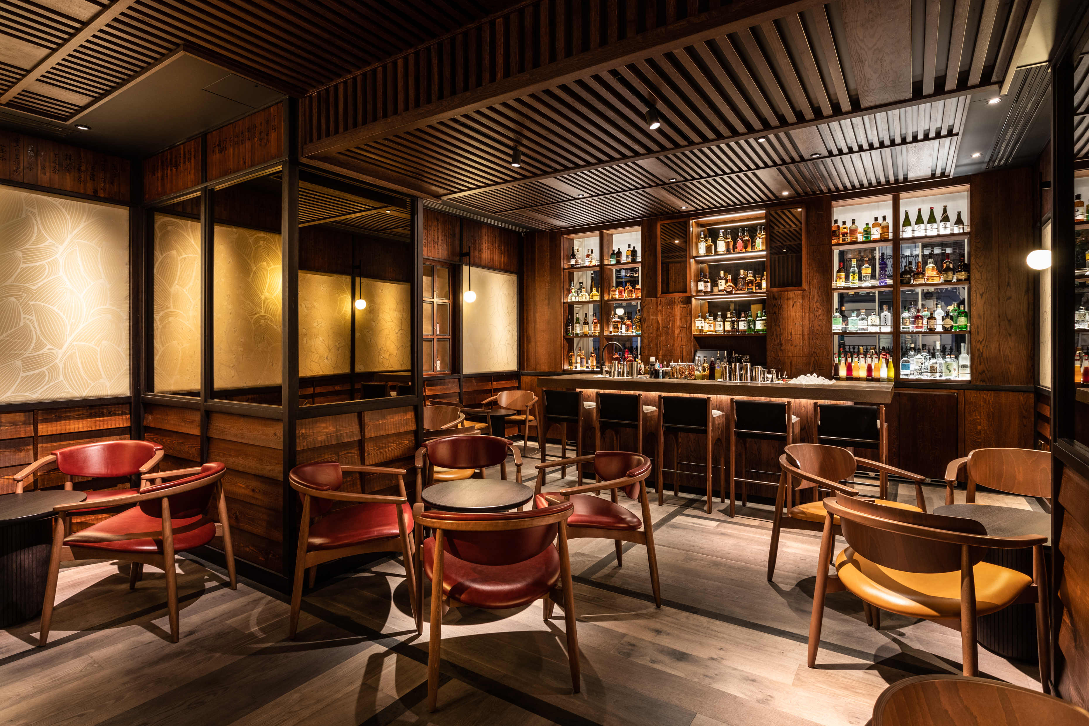 Stylish bar at The Malt Lounge & Bar, ideal for networking events and gatherings.