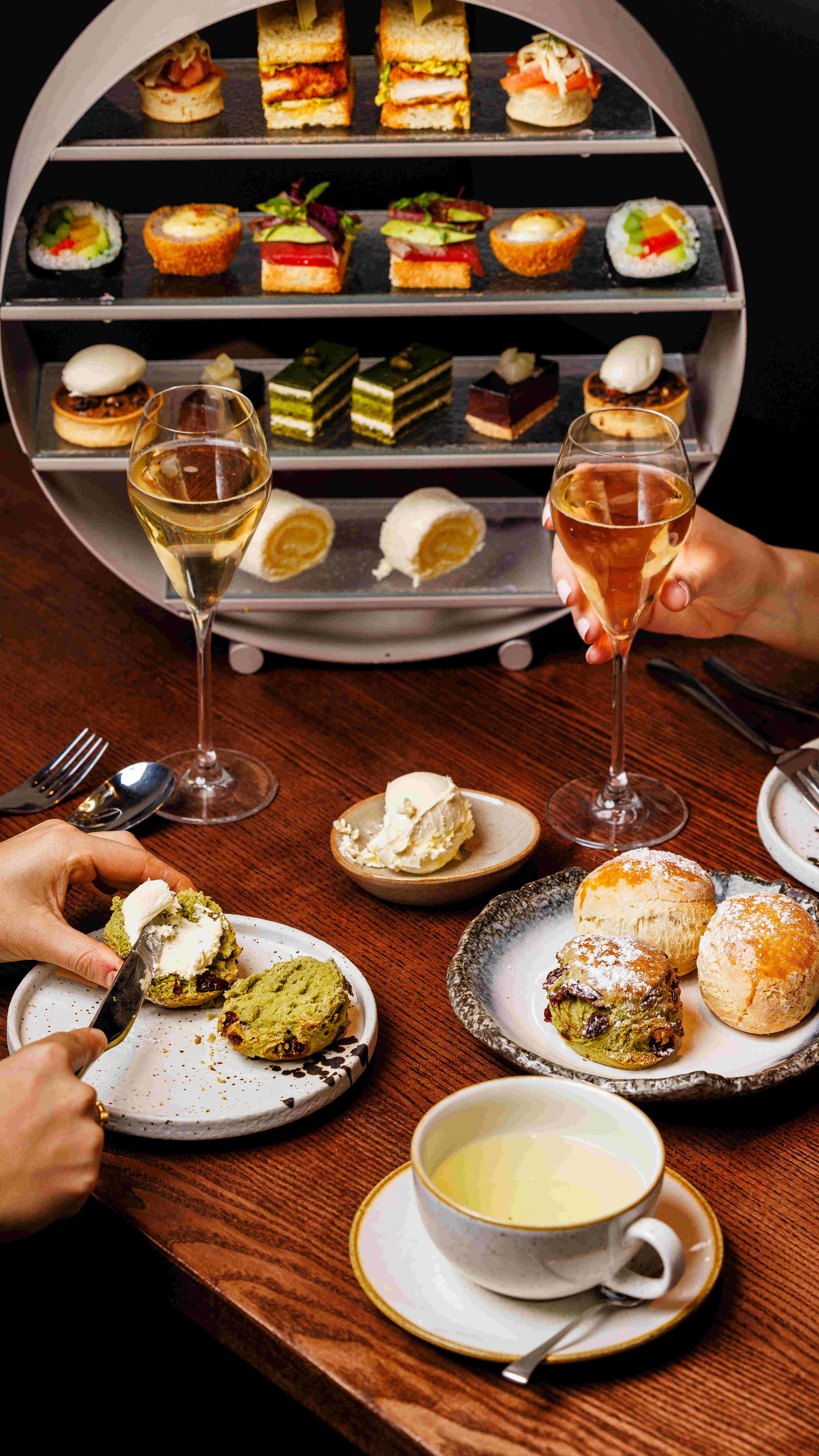 Elegant dining setup at The Malt Lounge & Bar for upscale events and celebrations.