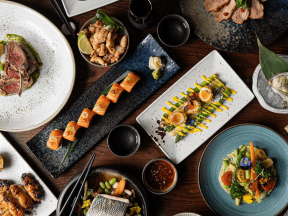 Gourmet dishes at TOKii, The Prince Akatoki London for upscale events and catering.