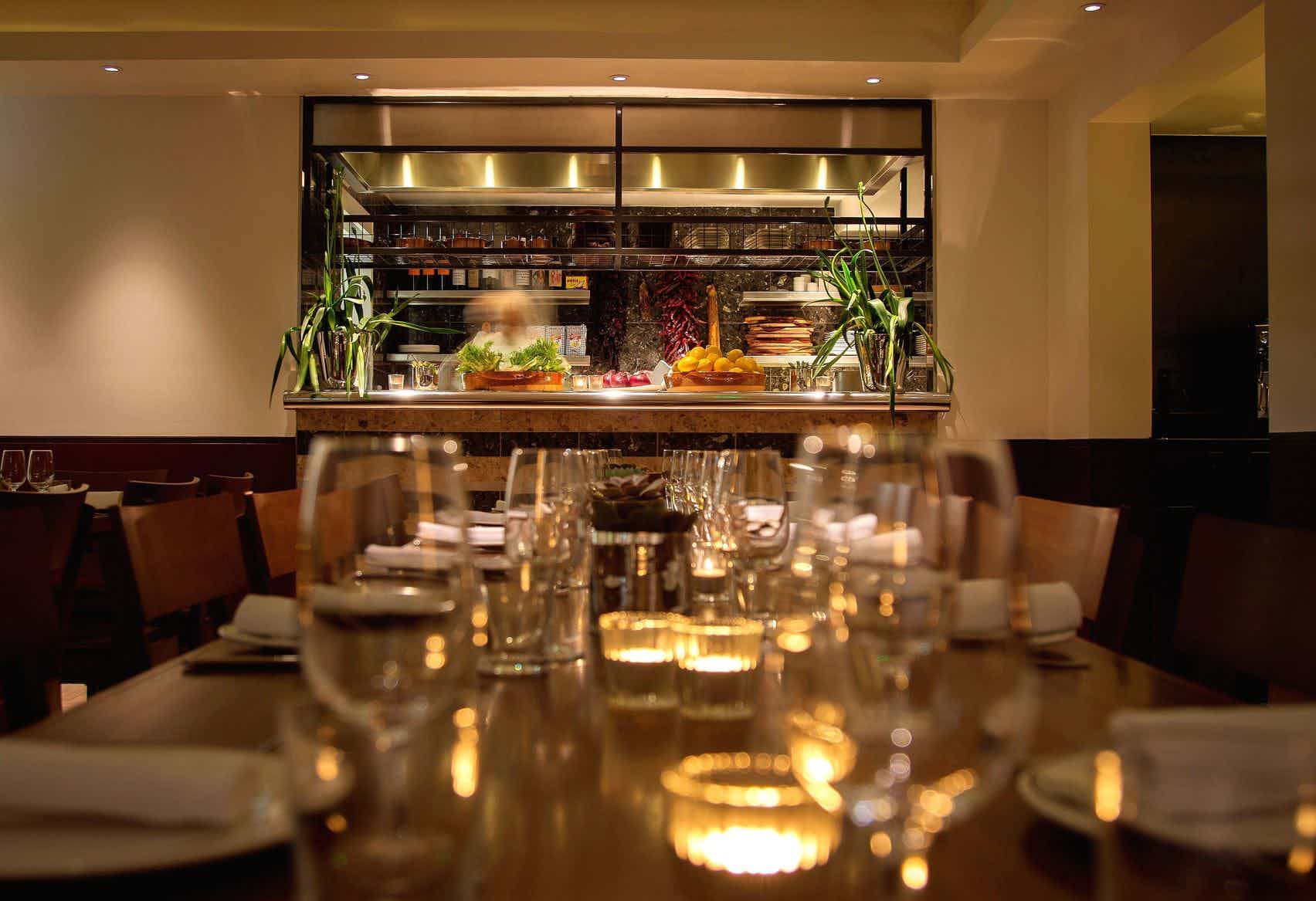 Elegant private dining room at Barrafina, ideal for upscale events and corporate dinners.