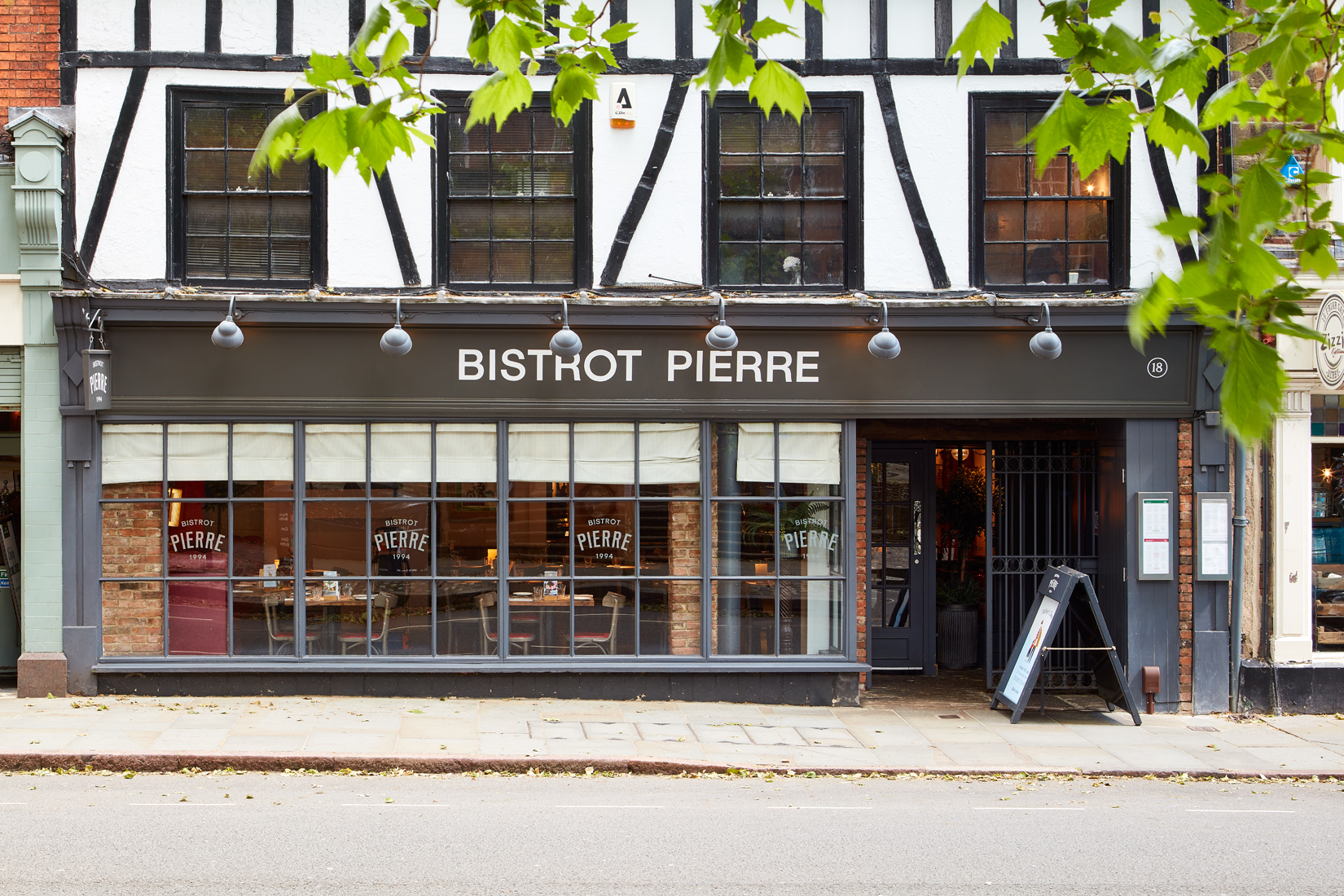 First Floor Dining Room at Bistrot Pierre Derby, ideal for intimate meetings and events.