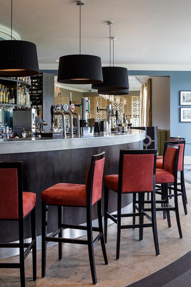 Kerry Suite bar at Bowood Hotel, modern design for networking events and gatherings.