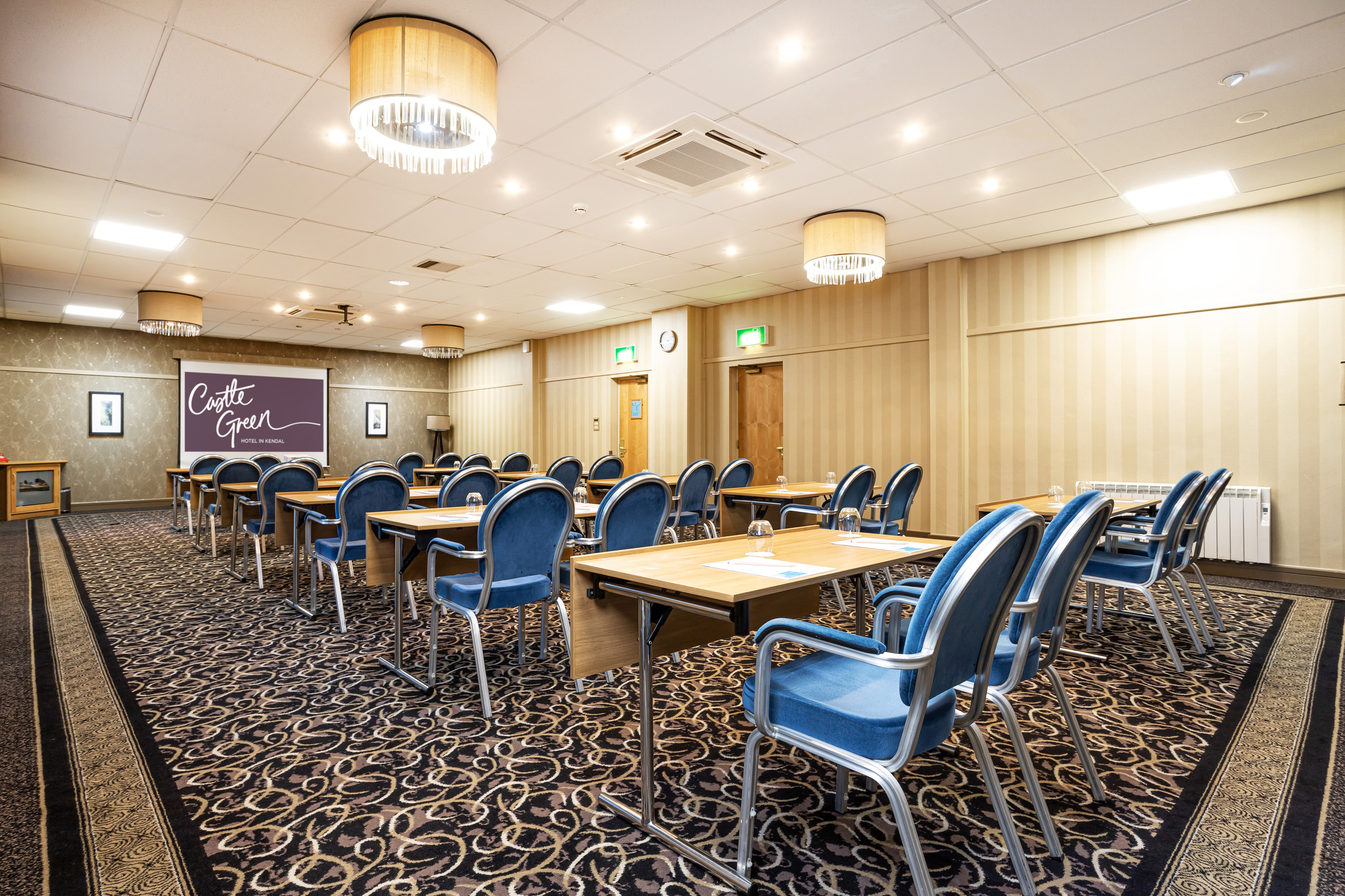 Oak Room at Castle Green Hotel, versatile meeting space for workshops and seminars.