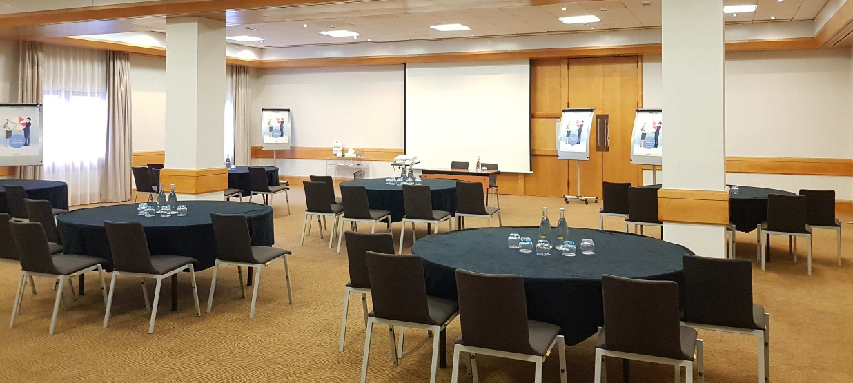 Victoria Suite meeting space at Novotel Bristol Centre, ideal for networking events.