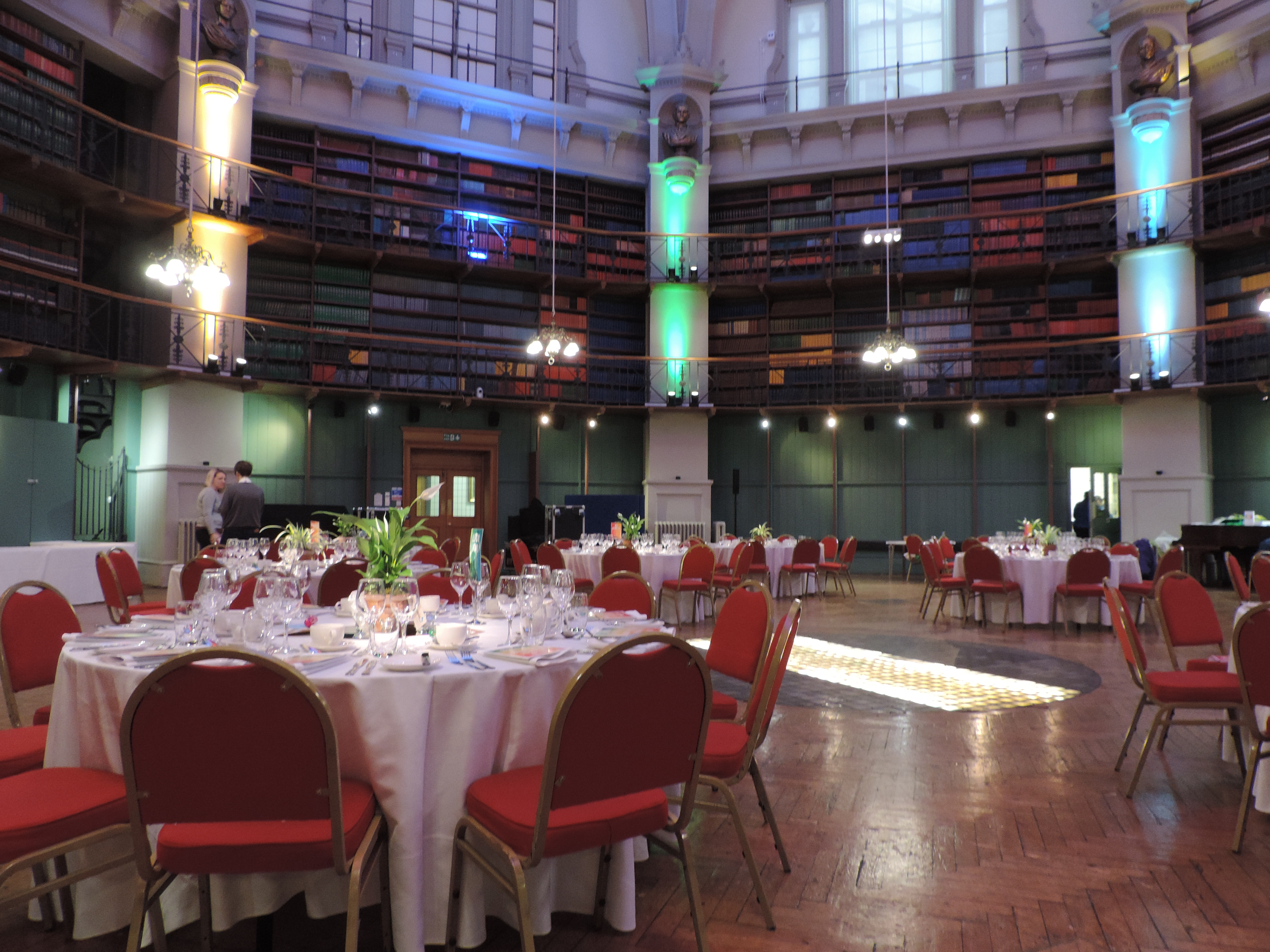 Elegant banquet space at The Octagon, perfect for formal events and conferences.