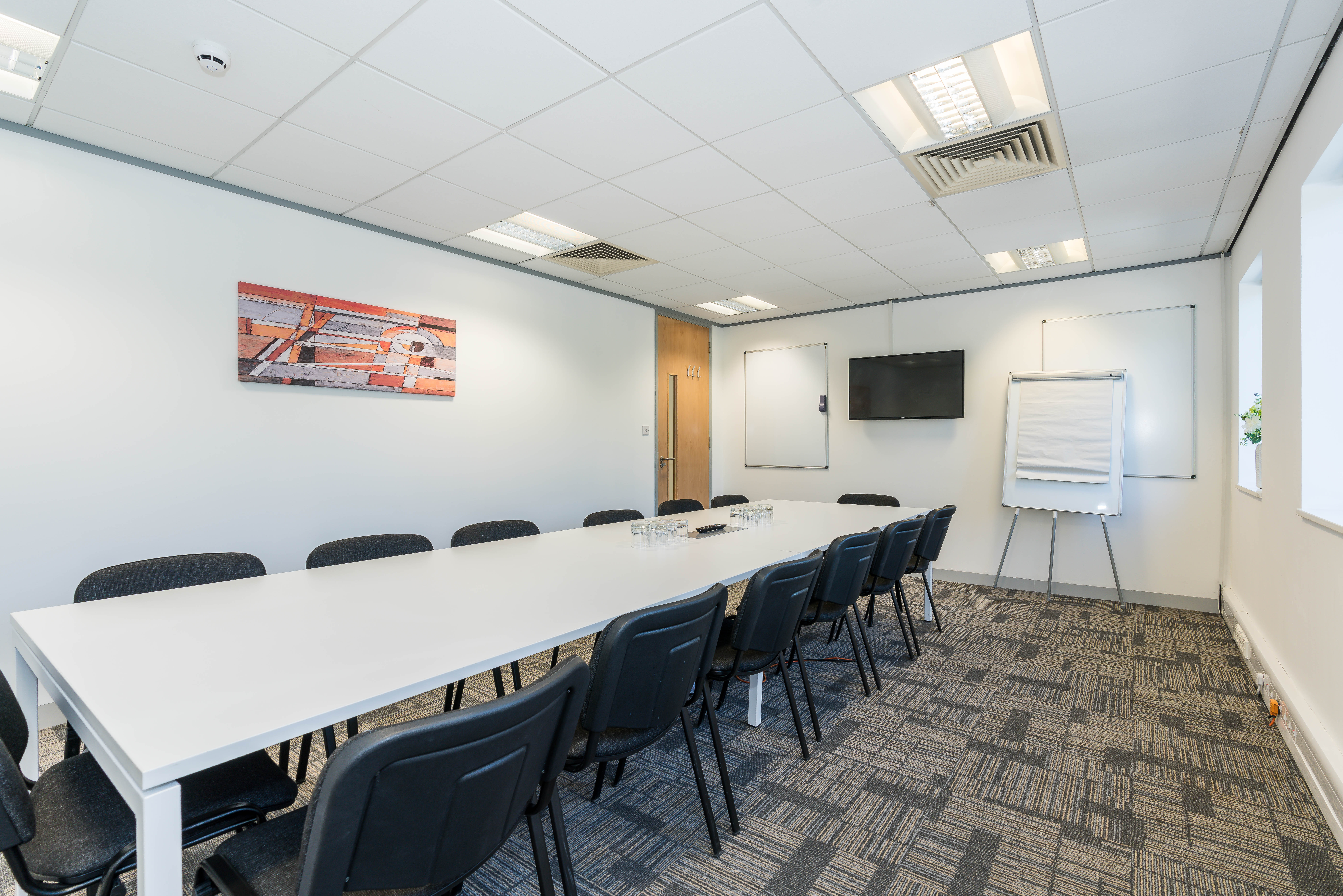 Orange Suite at UBC Warrington: spacious meeting room for corporate events and workshops.