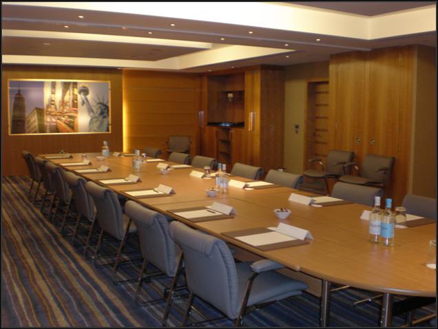 New York Suite meeting room at Sofitel London Heathrow, ideal for corporate events.