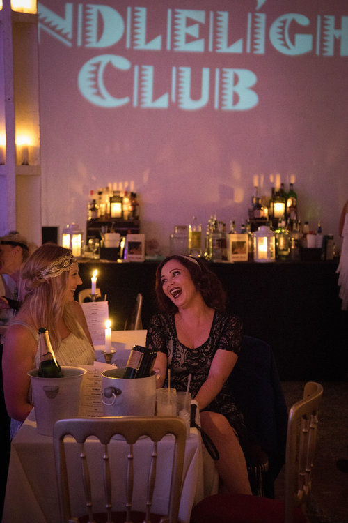 Ground Floor Gallery at The Candlelight Club, elegant ambiance for networking event.