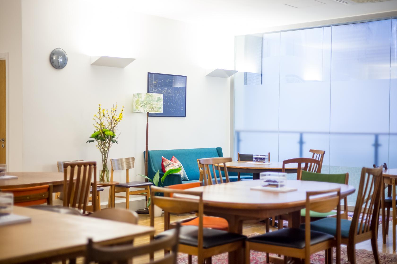 Versatile meeting space in Wallacespace Covent Garden, ideal for brainstorming sessions.