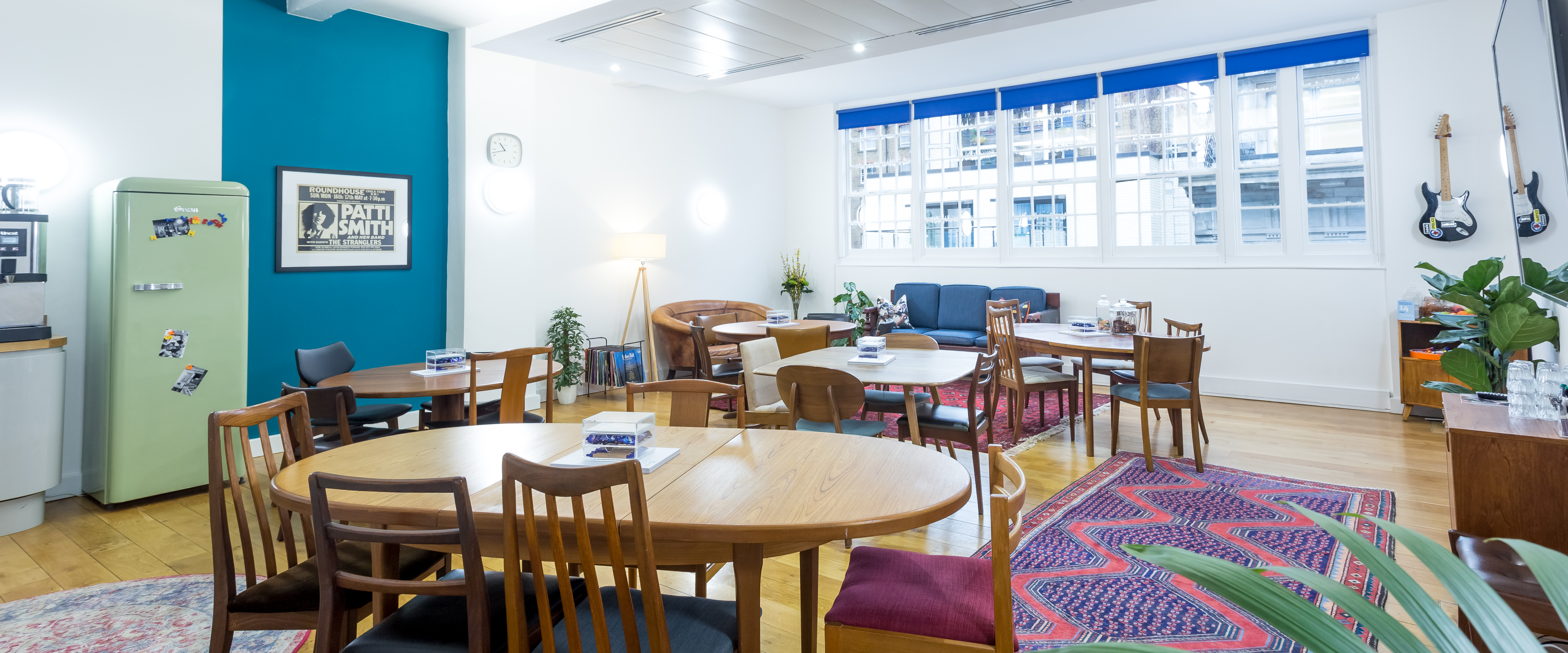 Roundhouse meeting space in Covent Garden, ideal for workshops and brainstorming sessions.