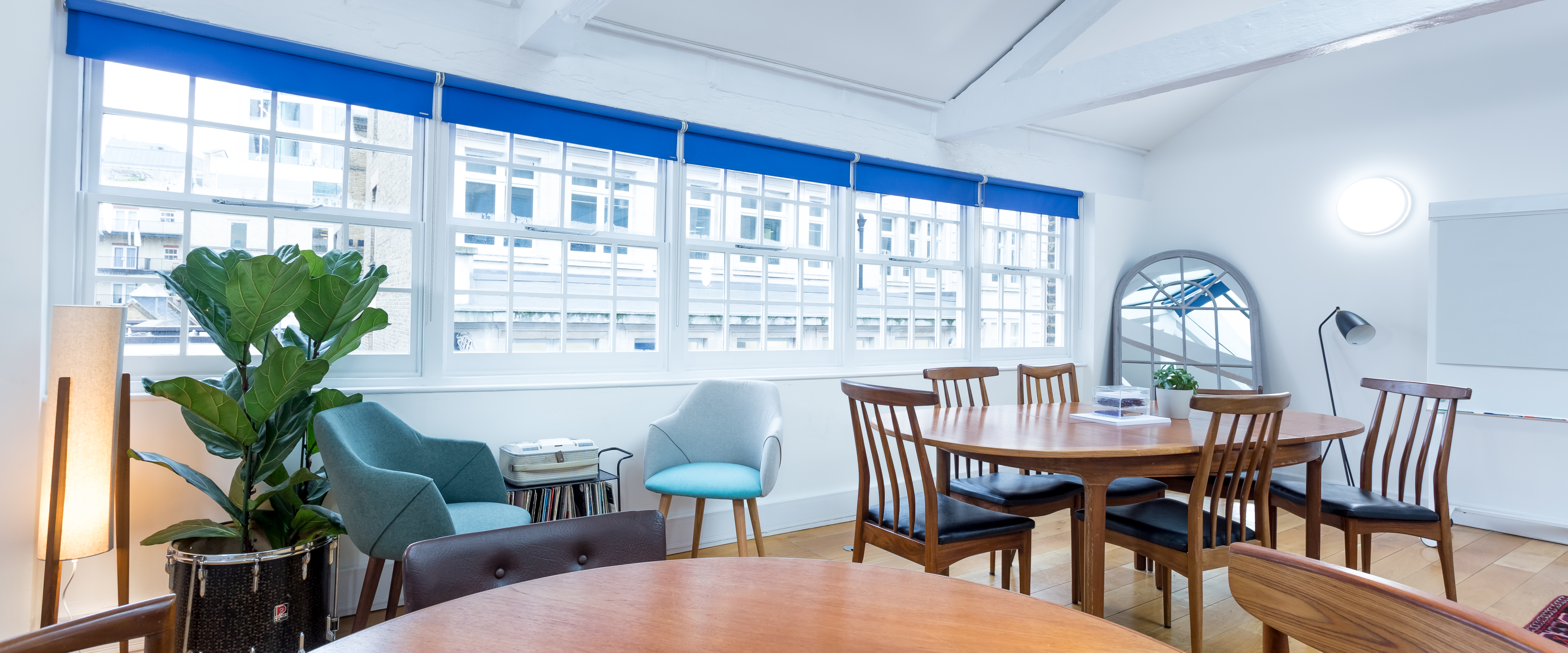 Bright meeting space at Wallacespace Covent Garden, ideal for collaboration and events.