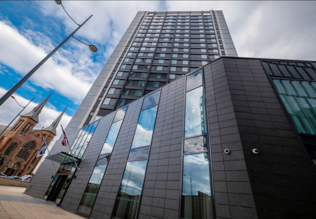 Modern Meeting Room 2 at Holiday Inn Express Birmingham, ideal for events and conferences.