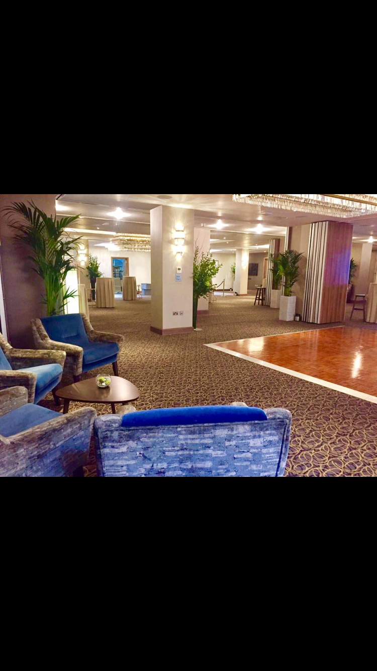 Royal London Suite at The Montcalm: elegant event venue for networking and celebrations.