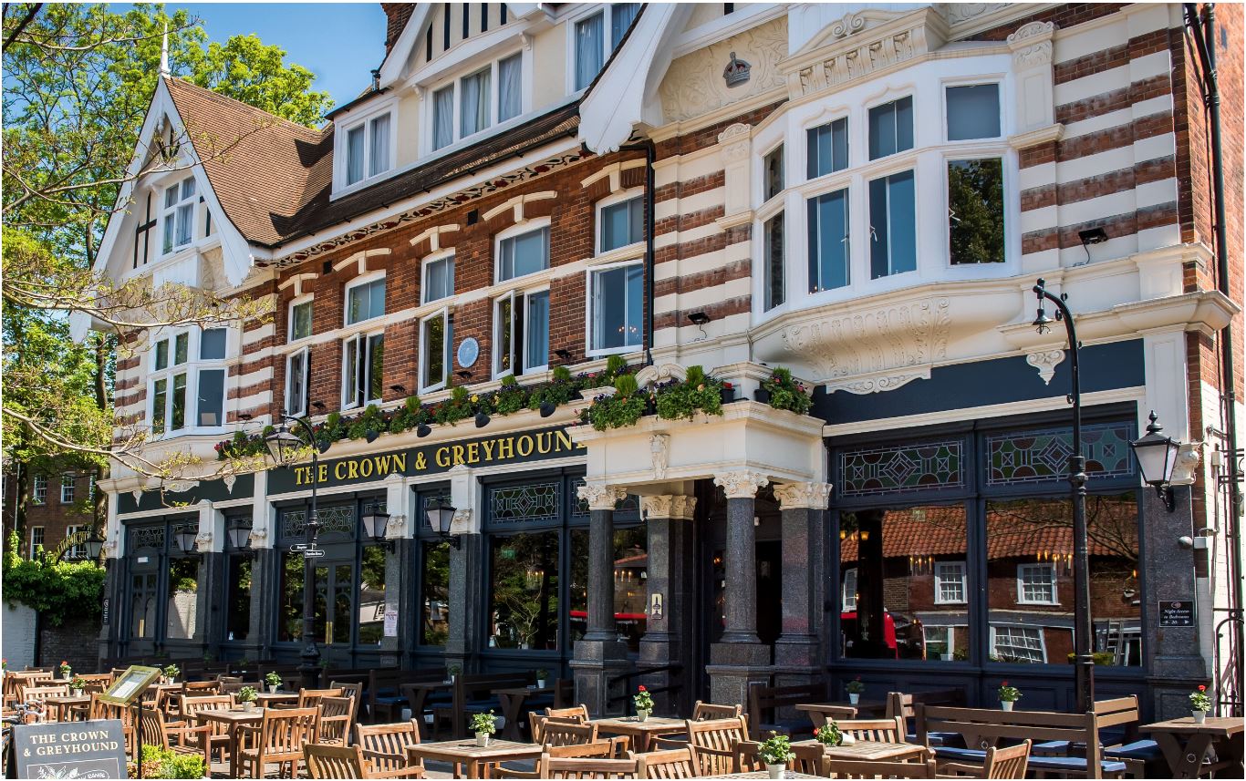 Dulwich Suite at The Crown and Greyhound, elegant venue for weddings and corporate events.