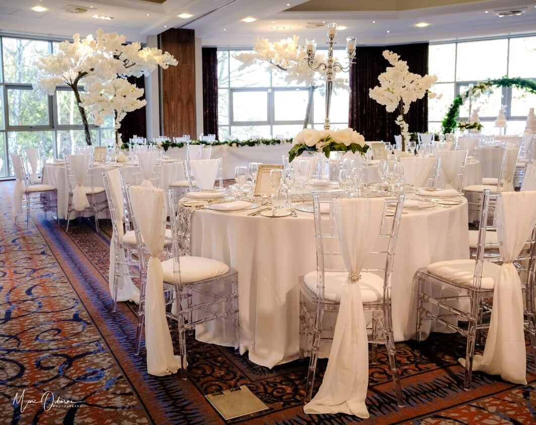 Park View Suite at Drayton Manor Hotel, elegant banquet space for weddings and corporate events.