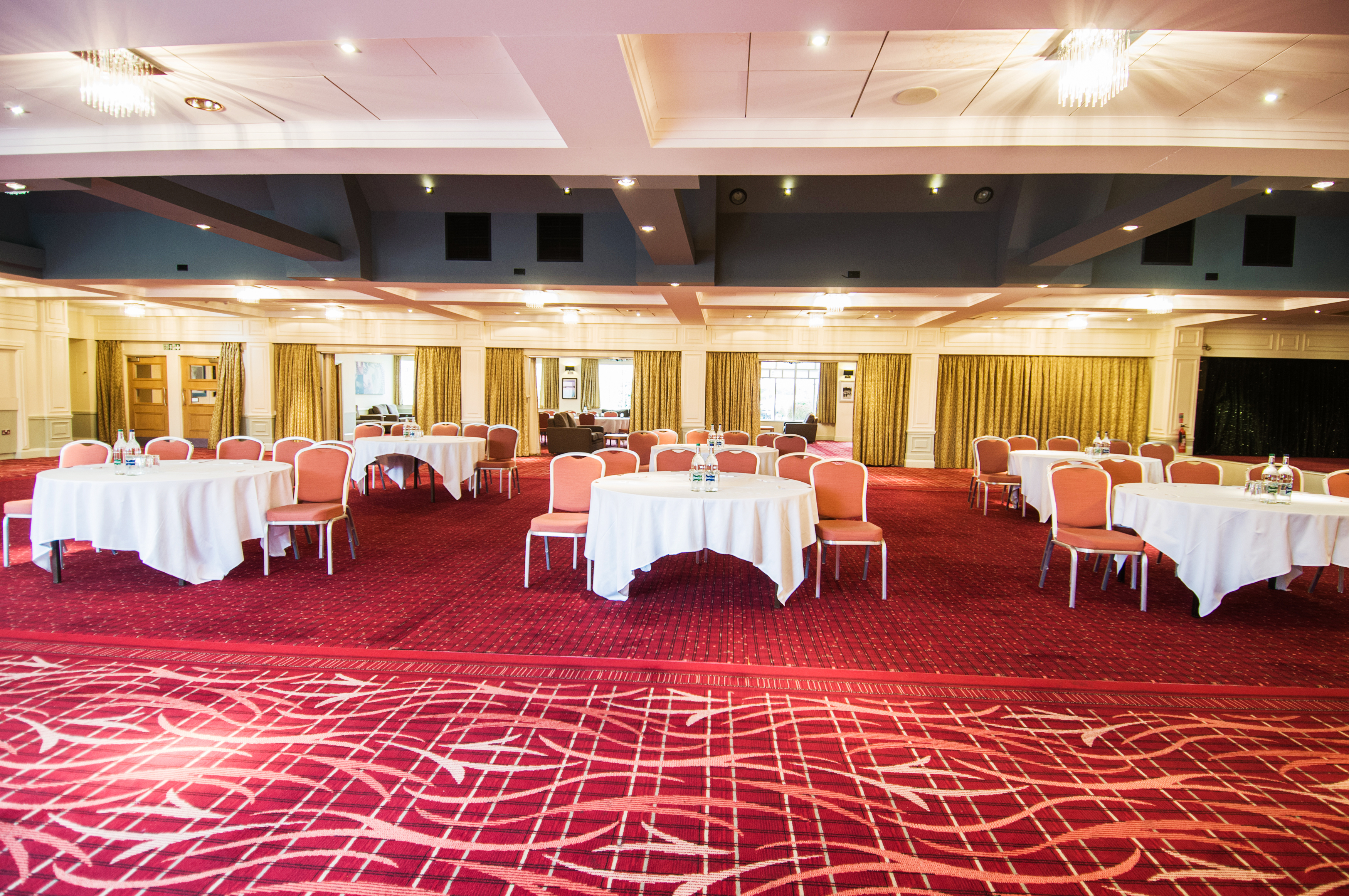 Tower Suite at Drayton Manor Hotel, elegant event space for meetings and banquets.