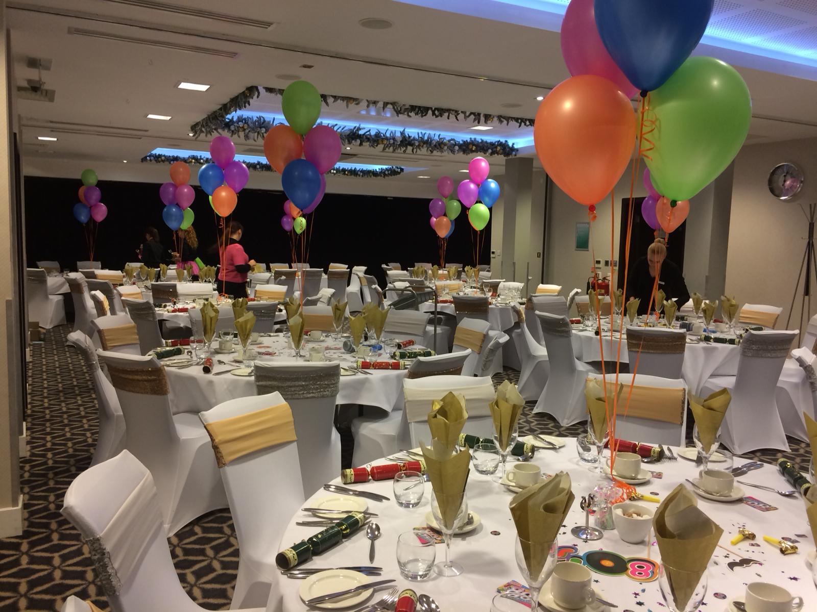 Laker Suite at Holiday Inn Southend, elegant event space with festive decor for celebrations.