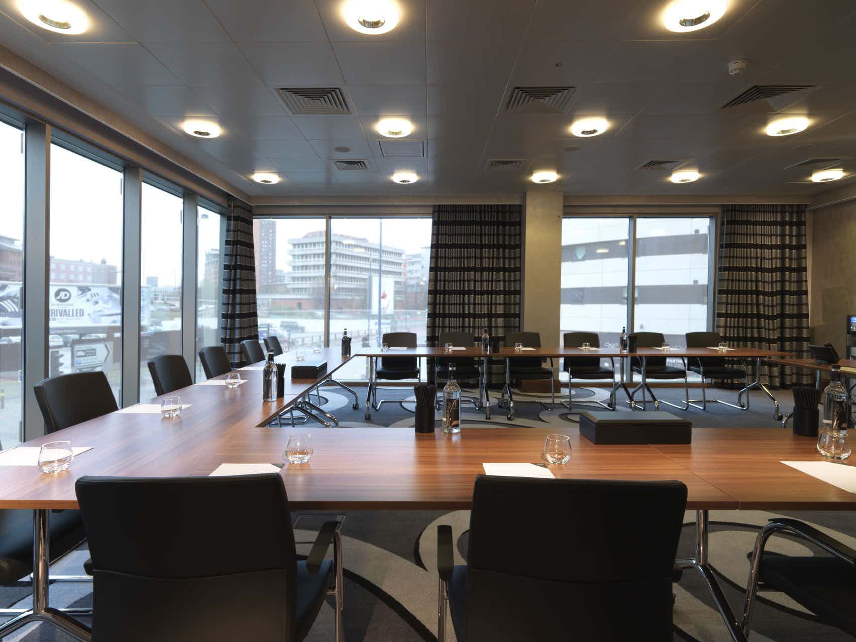 Meeting Room 9 at Clayton Hotel Birmingham, bright space for conferences and meetings.