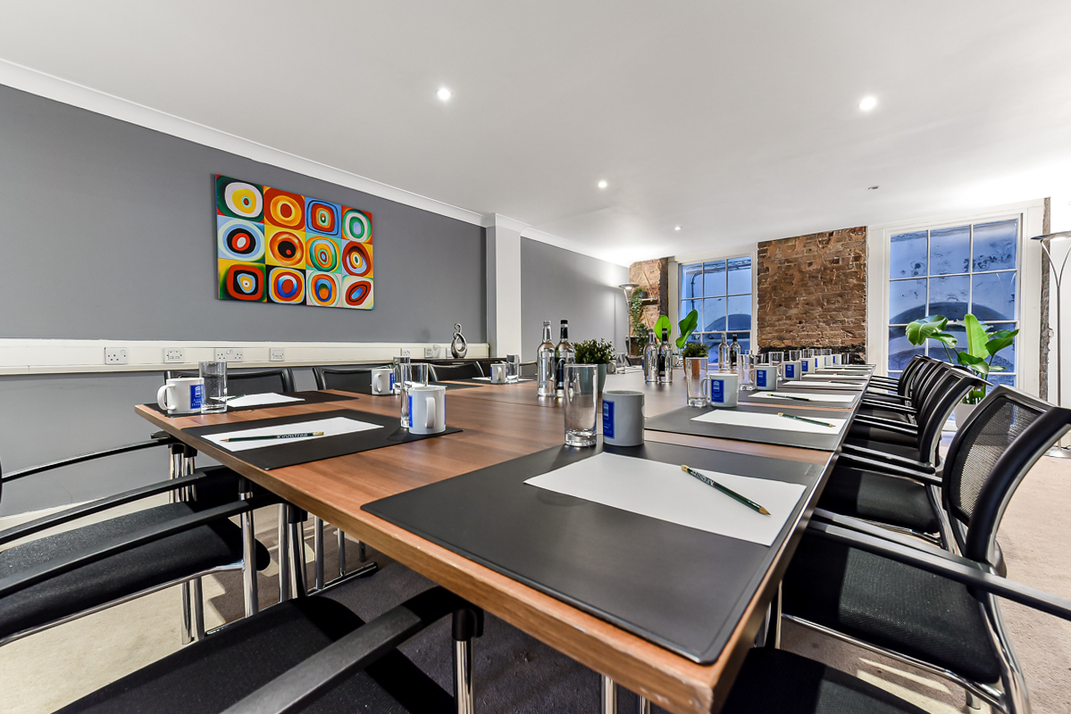 Library Room in Adam House with modern decor, ideal for corporate meetings and workshops.