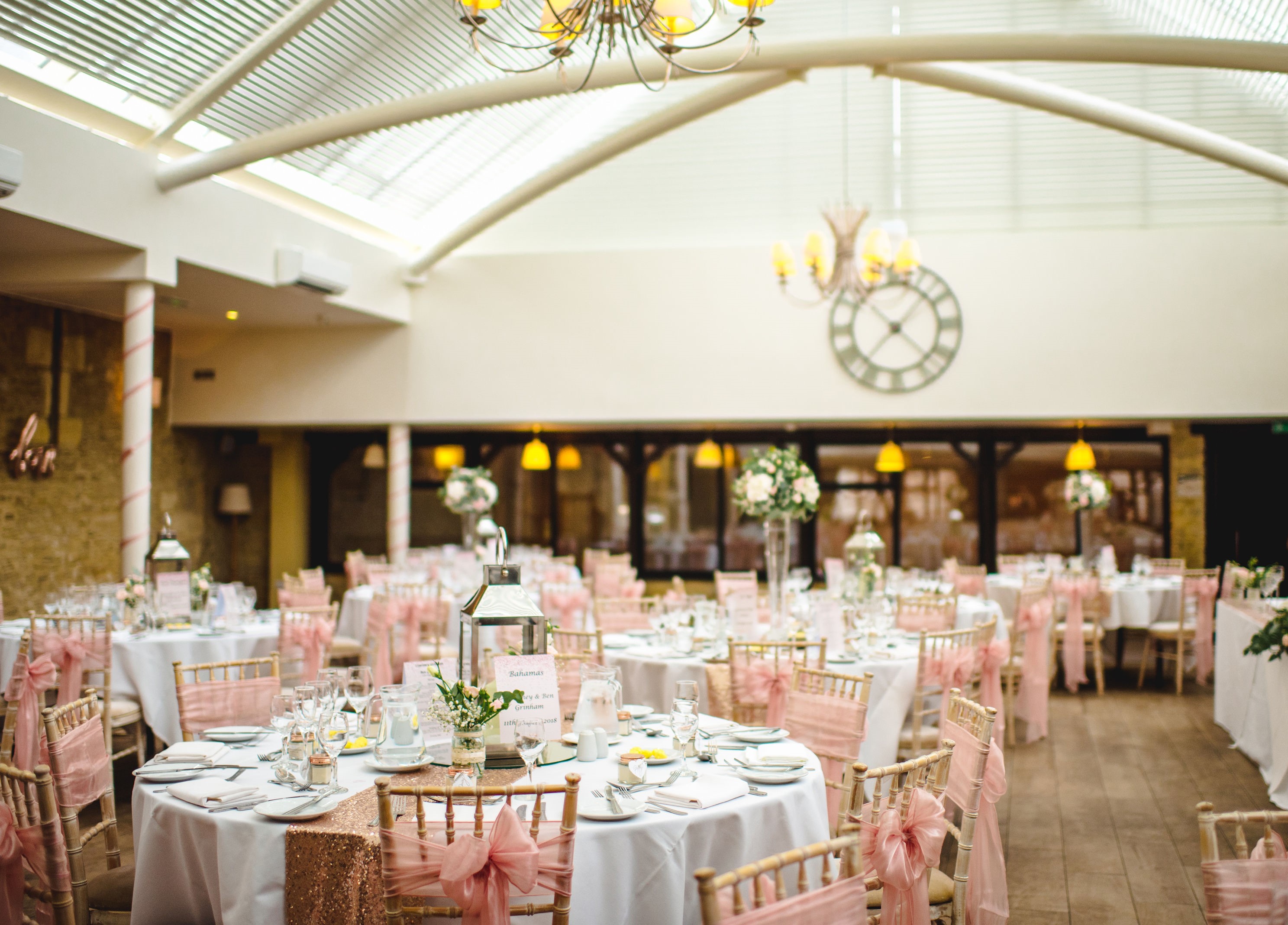 Elegant event space at voco™ Oxford Thames Hotel, perfect for weddings and gatherings.