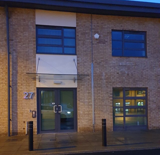 Modern brick building with large windows for versatile meetings and events in Pepperwood.