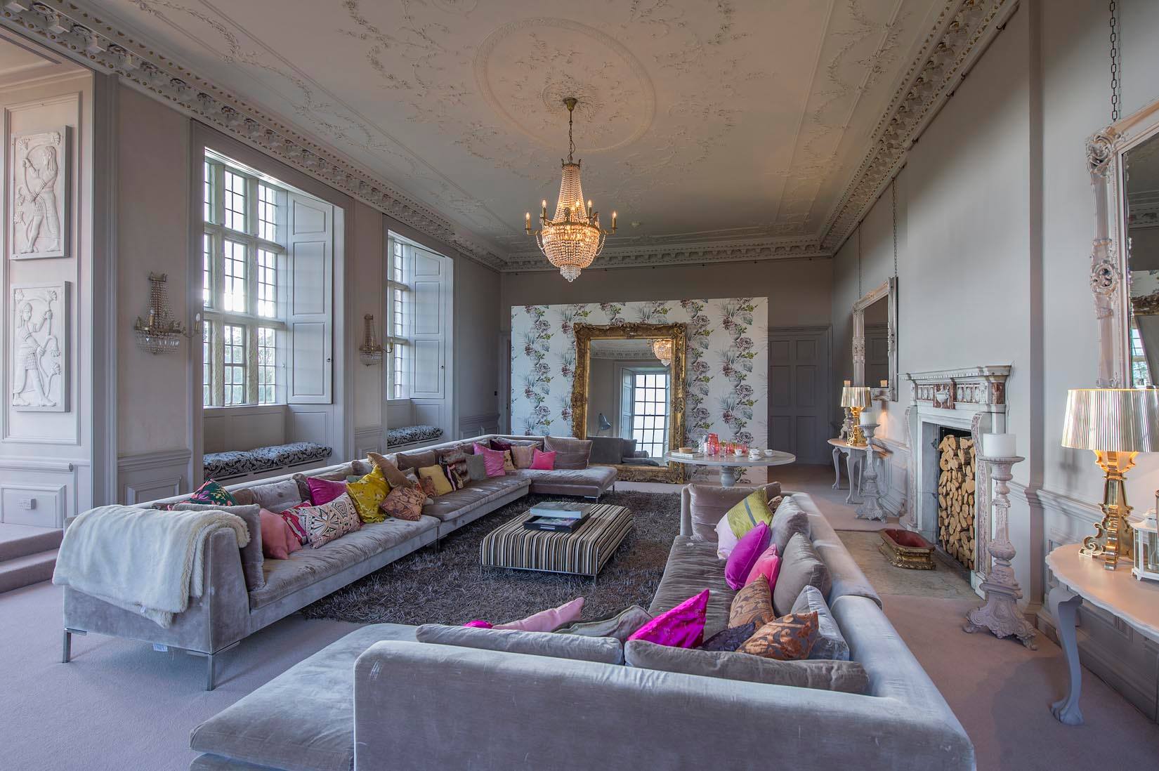 Elegant lounge at Howsham Hall, ideal for networking events and corporate retreats.
