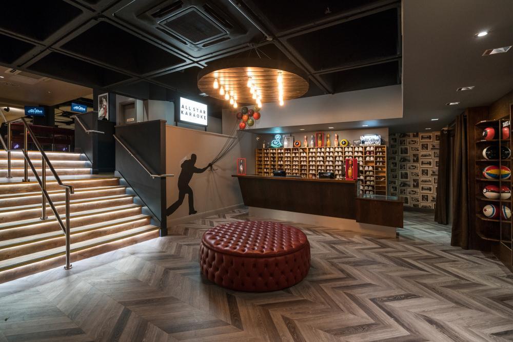 Main Hall Exclusive at All Star Lanes, stylish venue for networking and events.