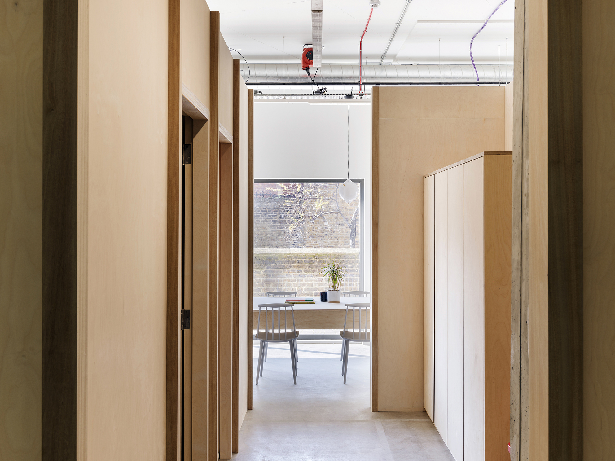 Modern corridor in Arc Club for full venue hire, ideal for meetings and events.